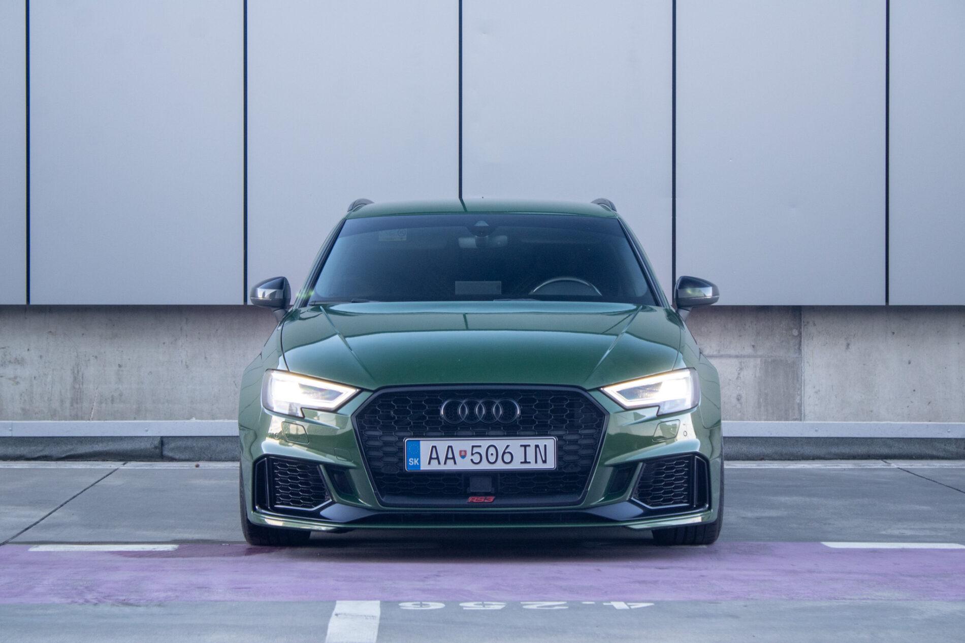 2018 AUDI RS3, zelená hatchback, 126 815 km