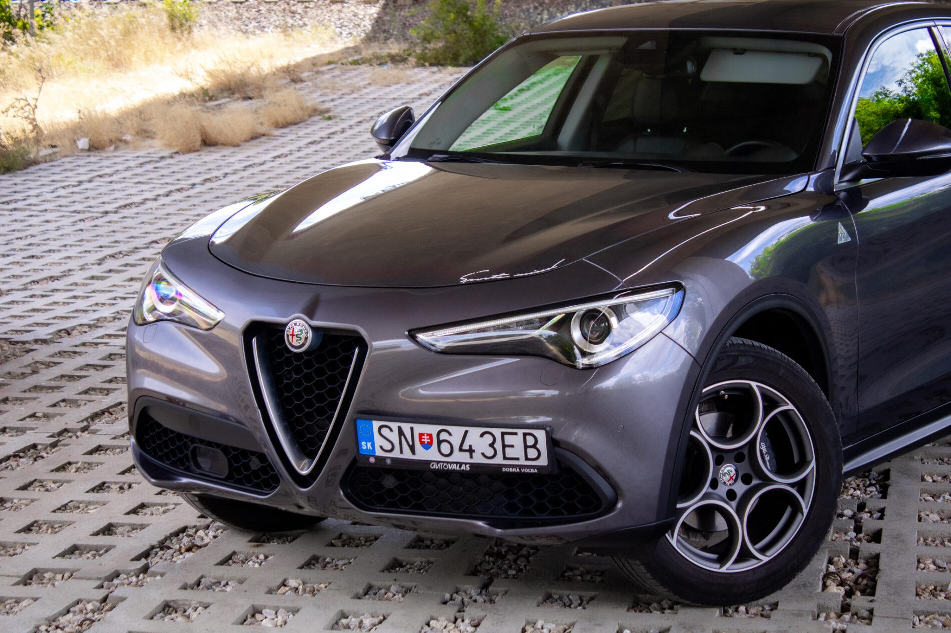2019 Alfa Romeo Stelvio, sivá suv, 56 139 km