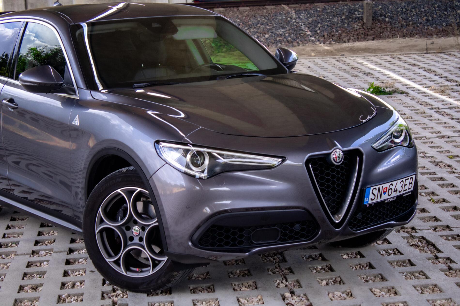 2019 Alfa Romeo Stelvio, sivá suv, 56 139 km
