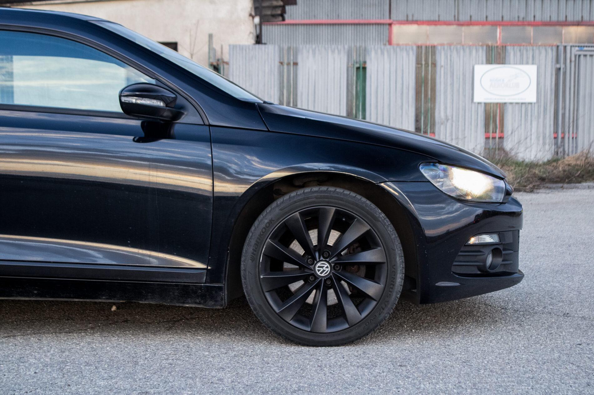2008 Volkswagen Scirocco, čierna kupé, 201 883 km
