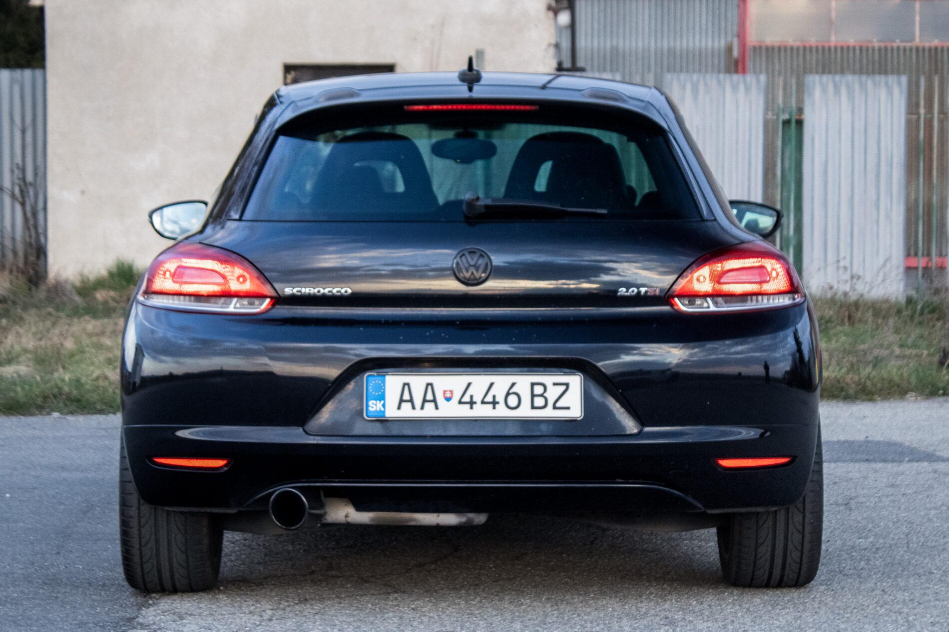 2008 Volkswagen Scirocco, čierna kupé, 201 883 km