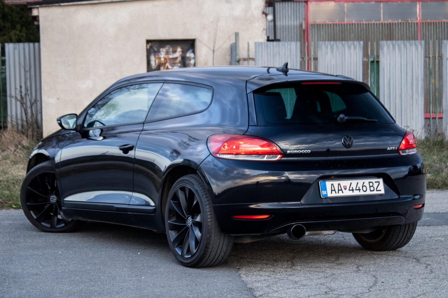 2008 Volkswagen Scirocco, čierna kupé, 201 883 km