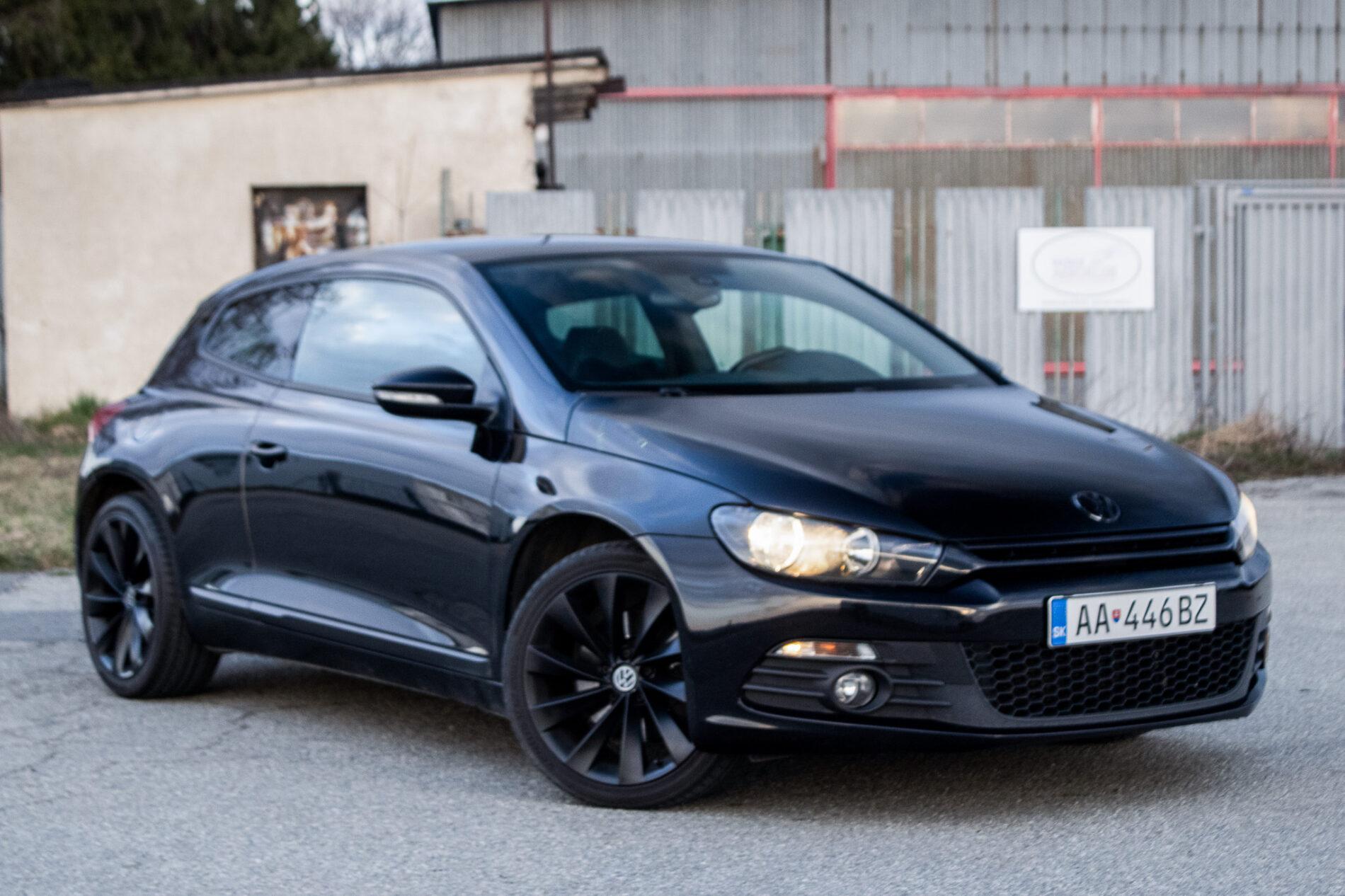 2008 Volkswagen Scirocco, čierna kupé, 201 883 km