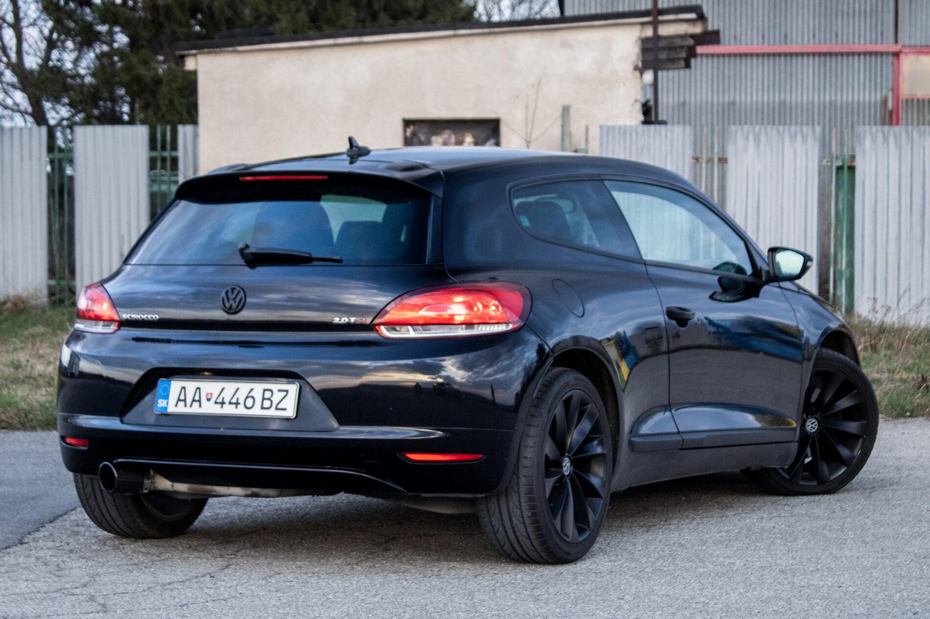 2008 Volkswagen Scirocco, čierna kupé, 201 883 km
