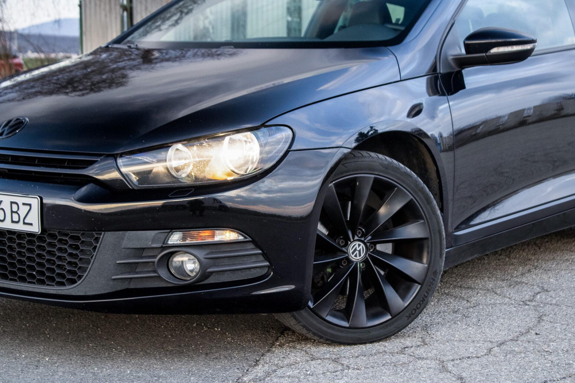 2008 Volkswagen Scirocco, čierna kupé, 201 883 km