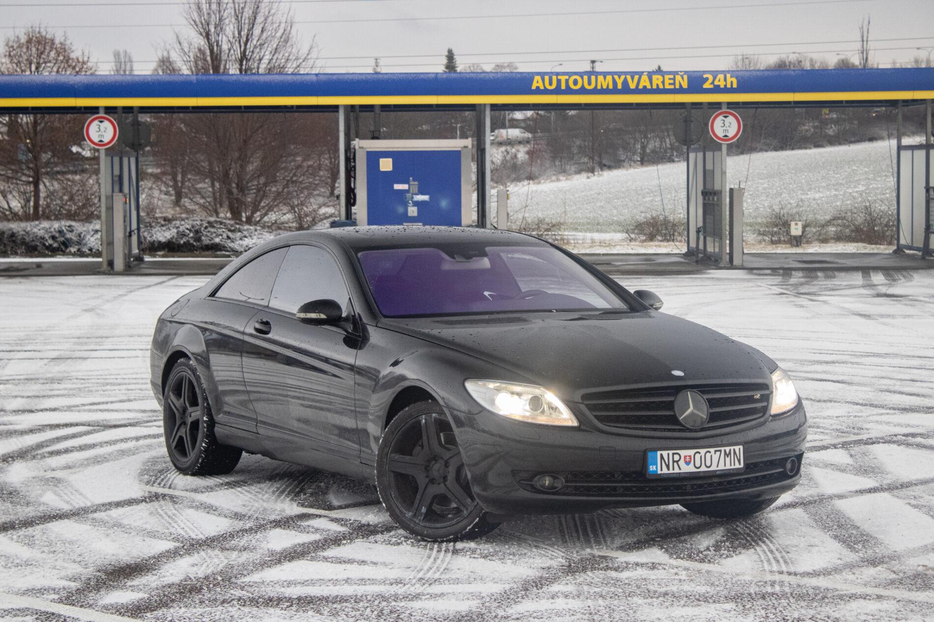 2008 Mercedes-Benz CL 500, čierna kupé, 198 186 km