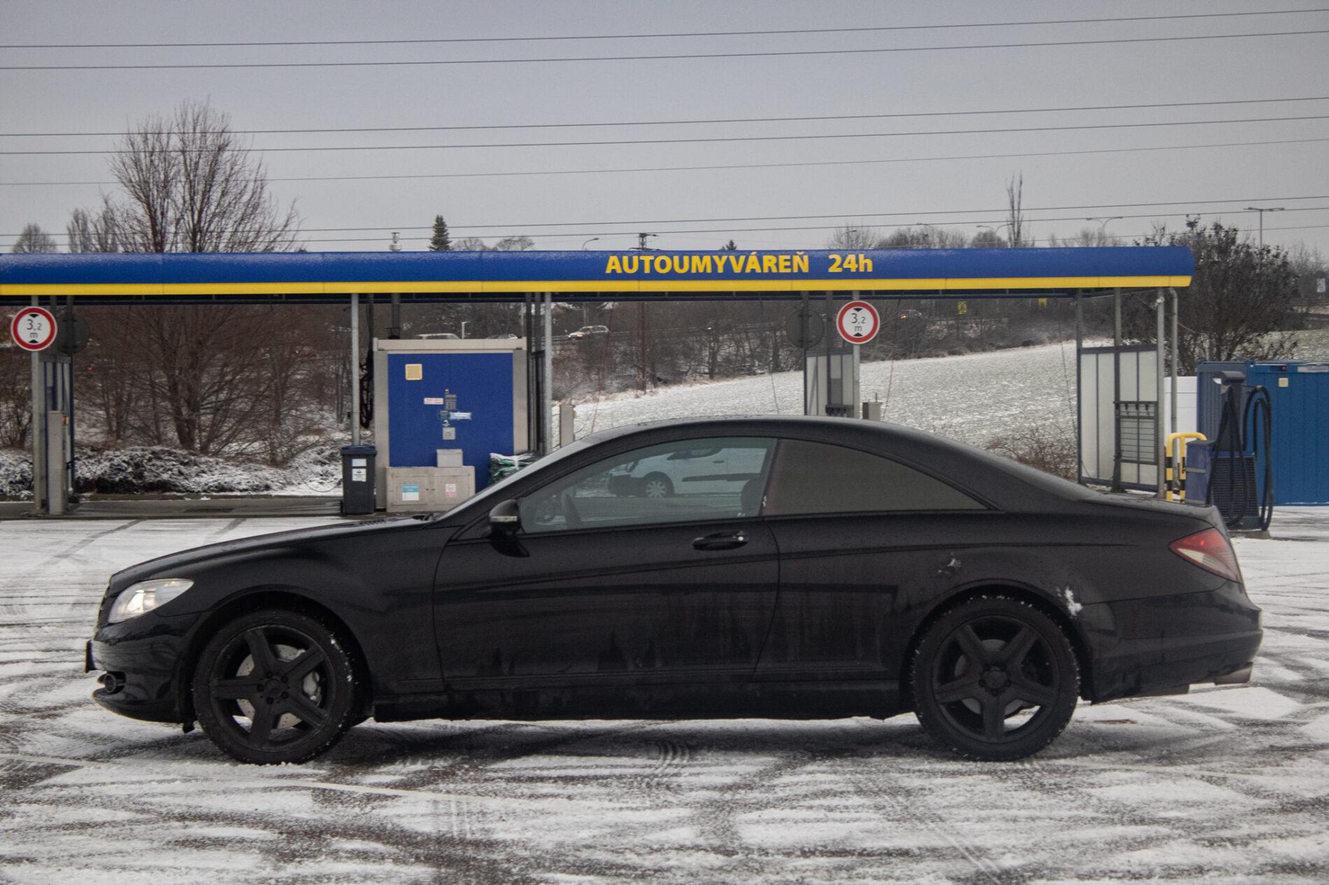 2008 Mercedes-Benz CL 500, čierna kupé, 198 186 km