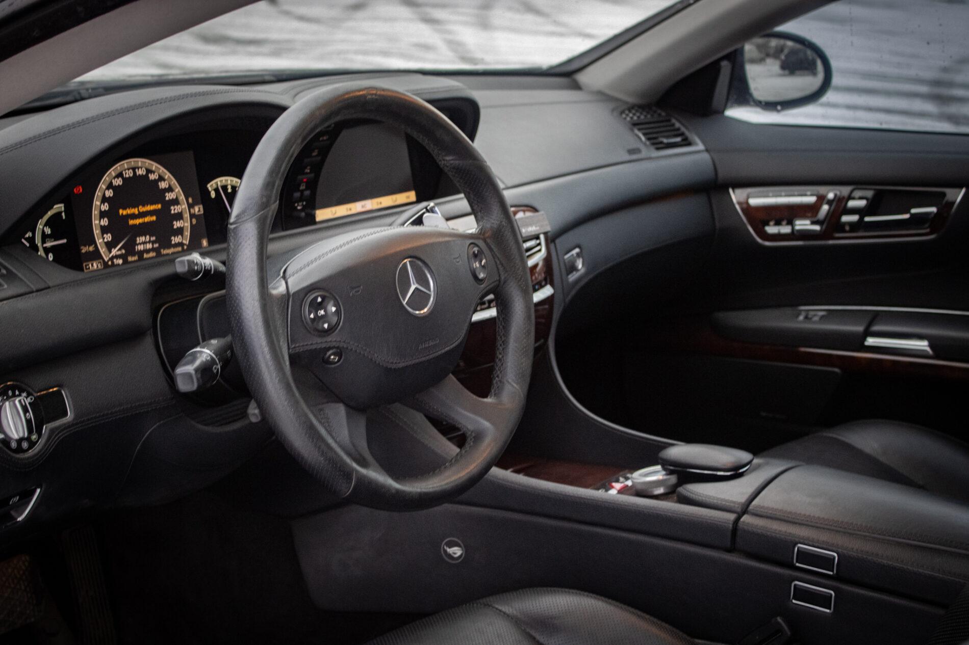 2008 Mercedes-Benz CL 500, čierna kupé, 198 186 km