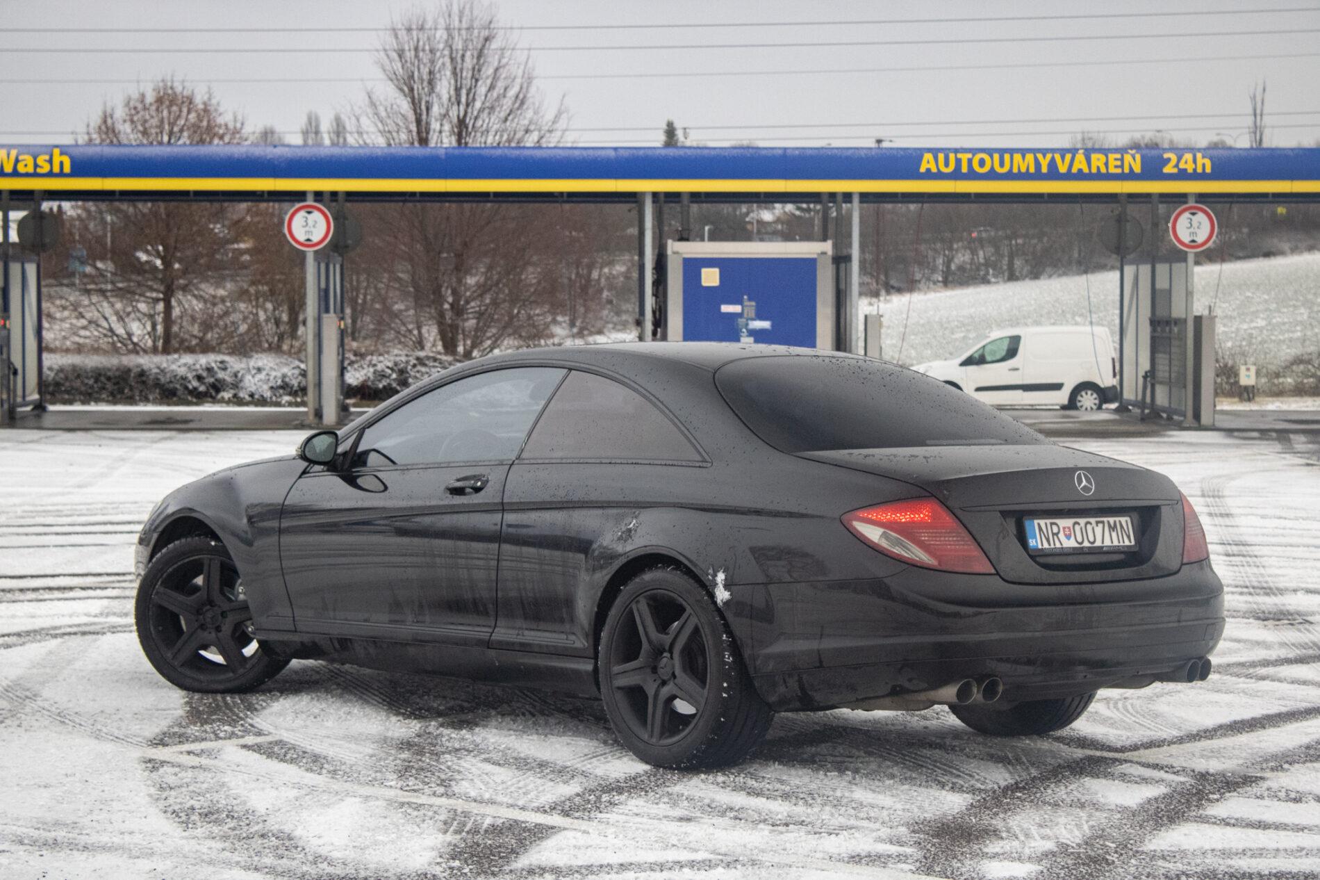 2008 Mercedes-Benz CL 500, čierna kupé, 198 186 km