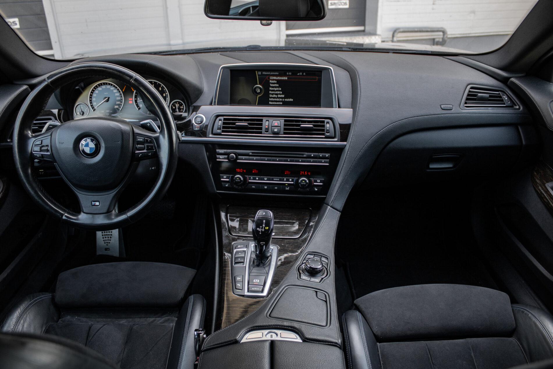 2012 BMW 650i, čierna kupé, 213 000 km