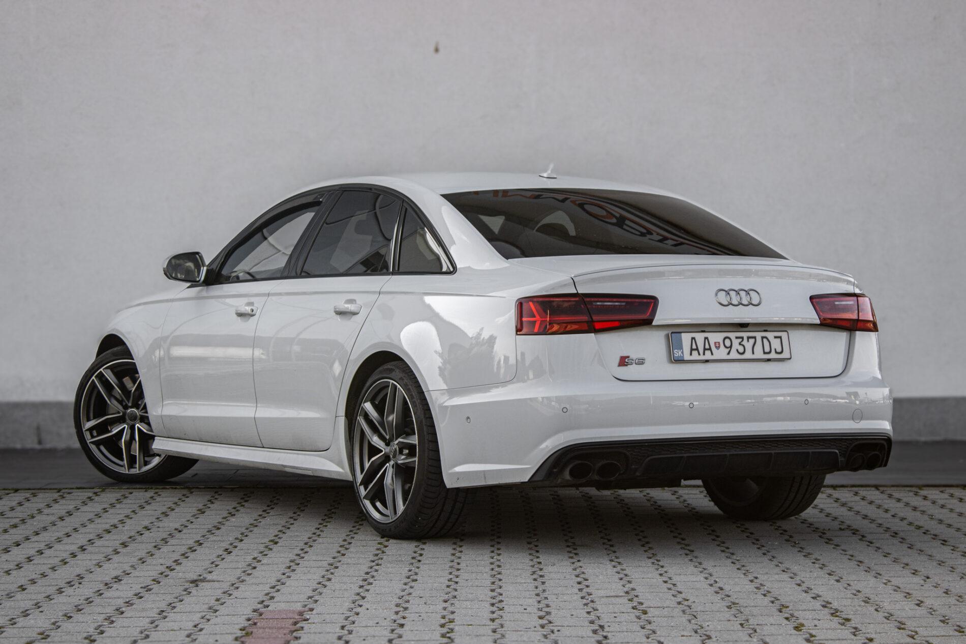 2017 AUDI S6, biela sedan, 168 986 km
