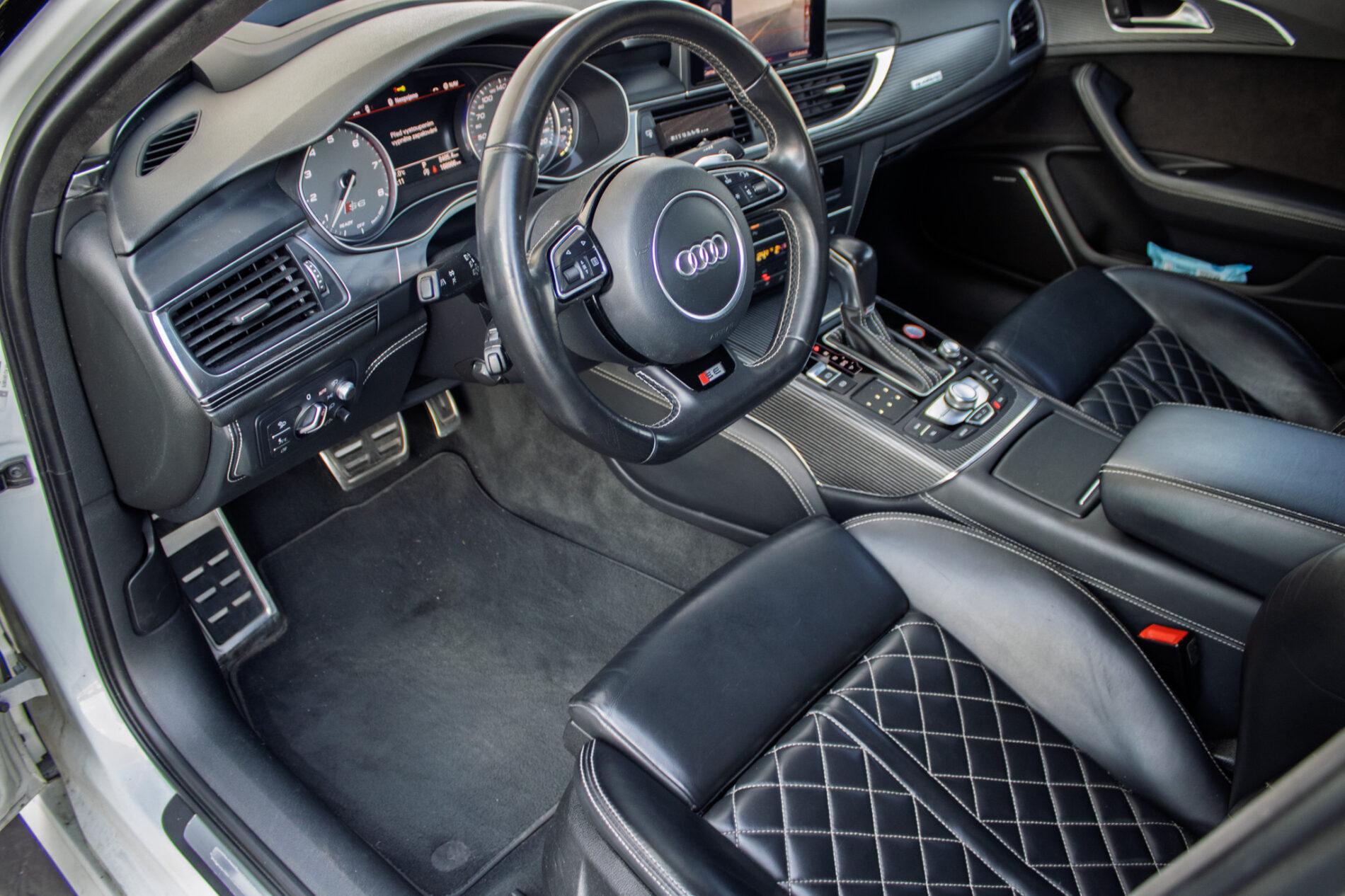 2017 AUDI S6, biela sedan, 168 986 km
