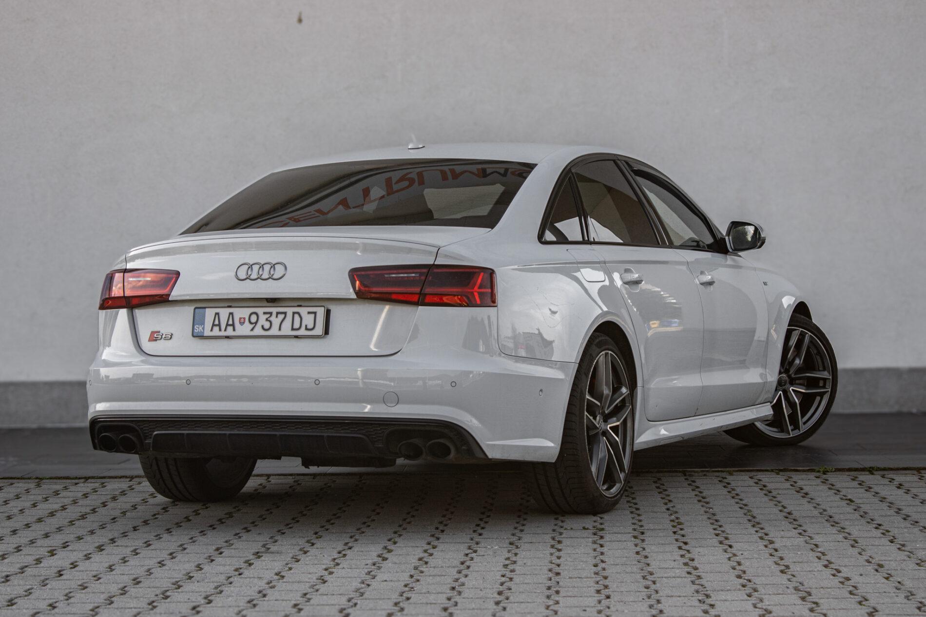 2017 AUDI S6, biela sedan, 168 986 km