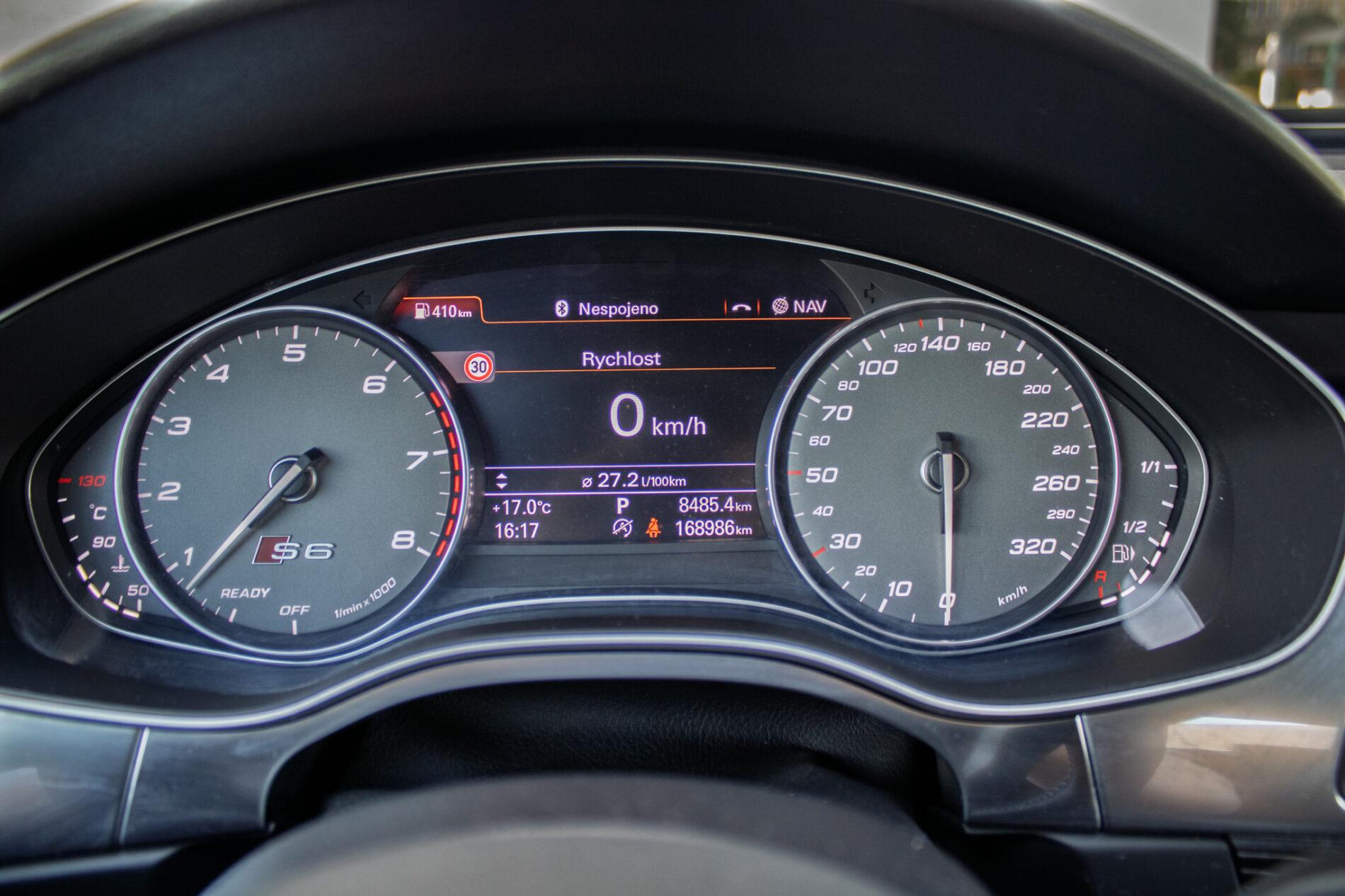 2017 AUDI S6, biela sedan, 168 986 km