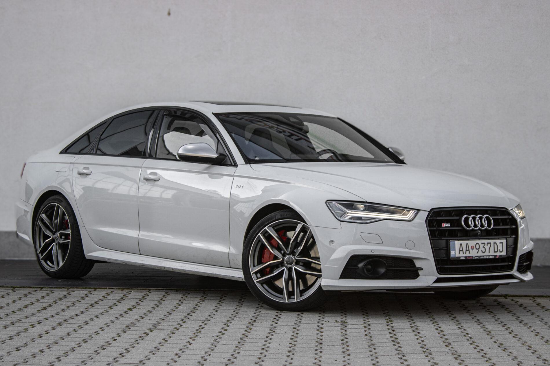 2017 AUDI S6, biela sedan, 168 986 km