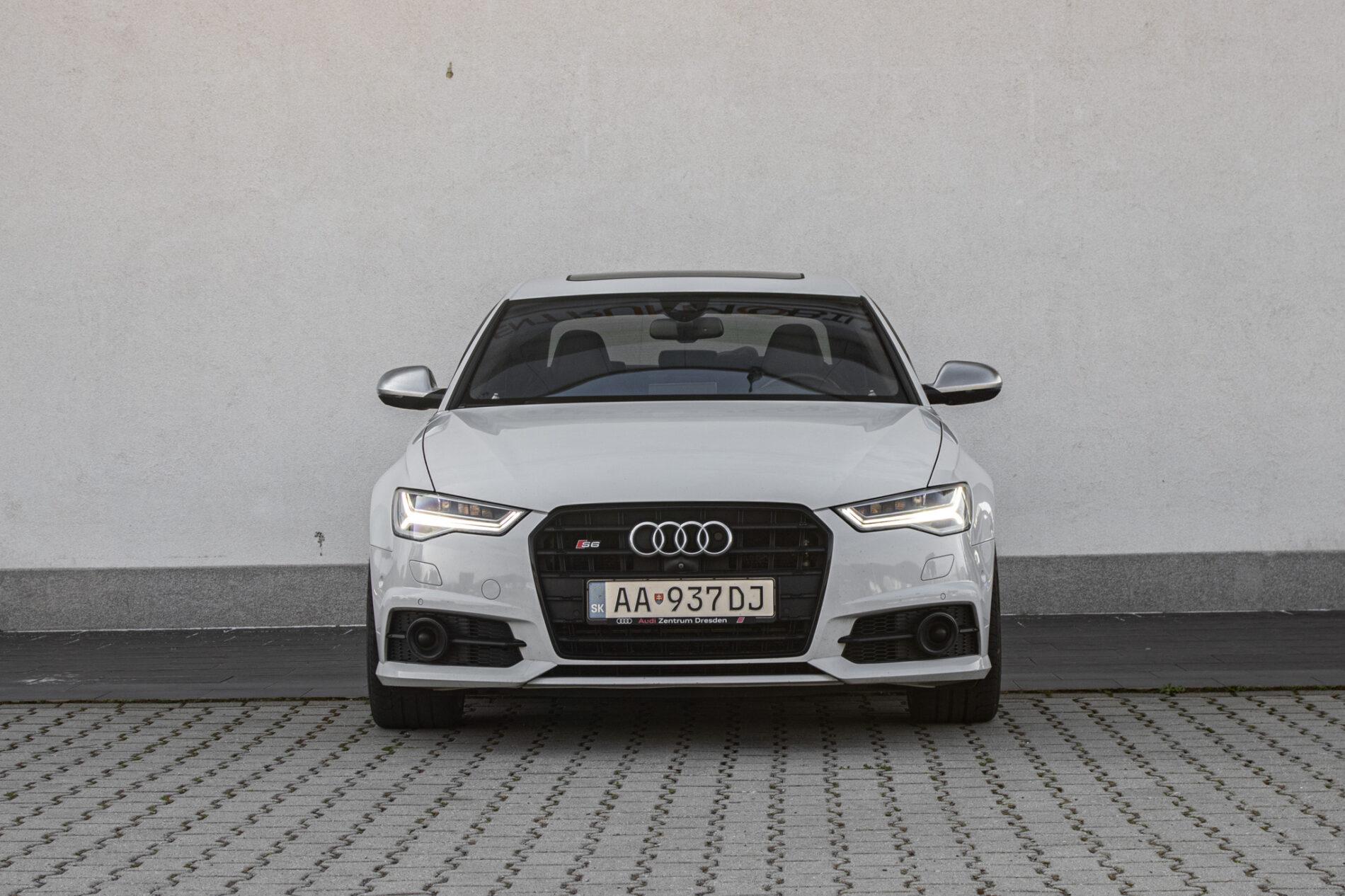 2017 AUDI S6, biela sedan, 168 986 km