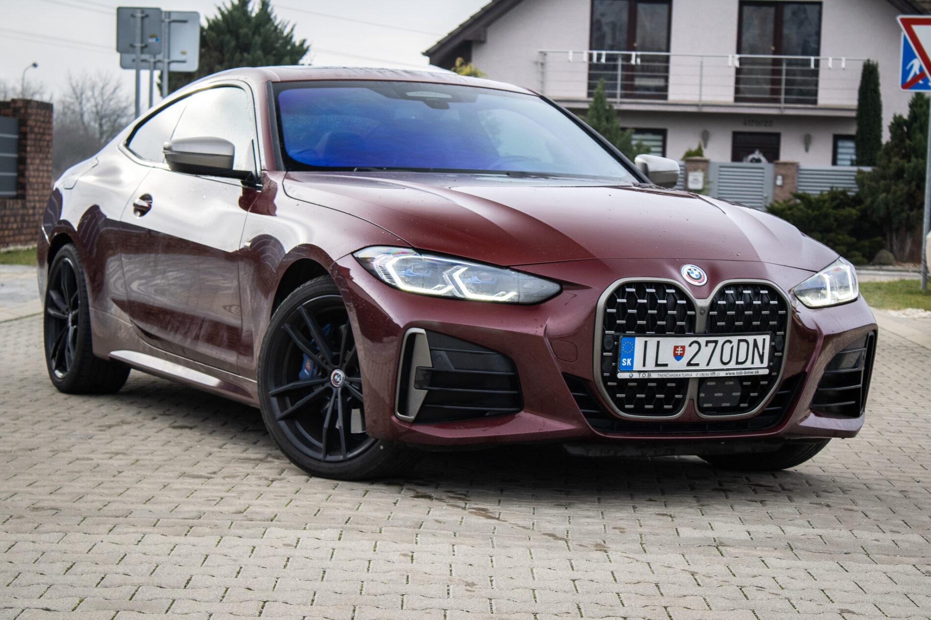 2021 BMW M440d, červená kupé, 48 804 km