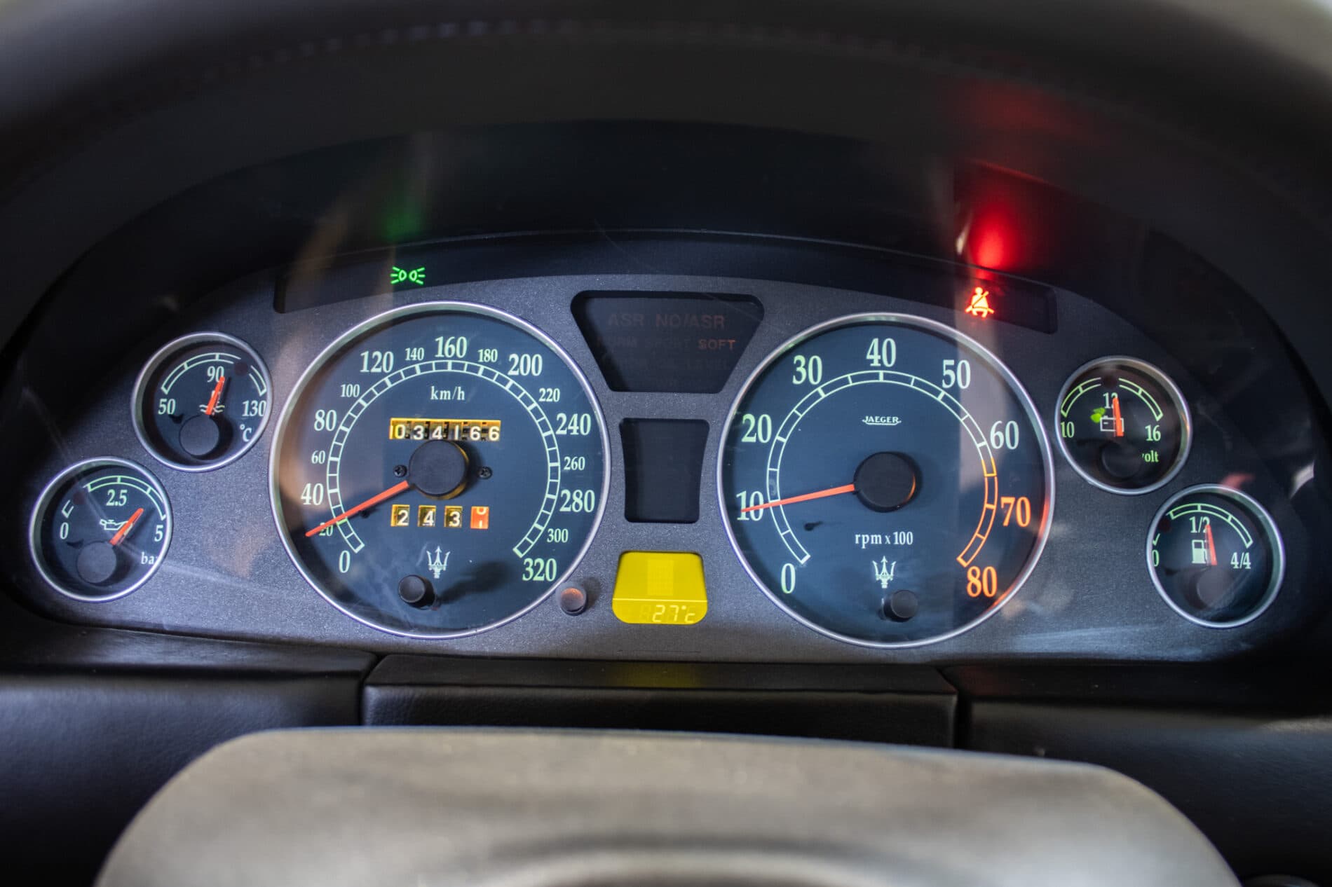 1999 Maserati 3200 GT, sivá kupé, 34 166 km