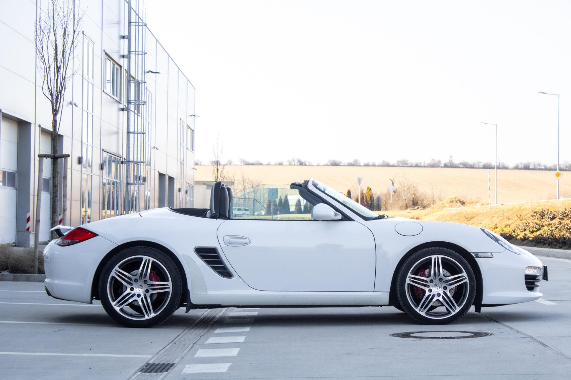 2010 Porsche Boxster S, biela kabriolet, 57 649 km