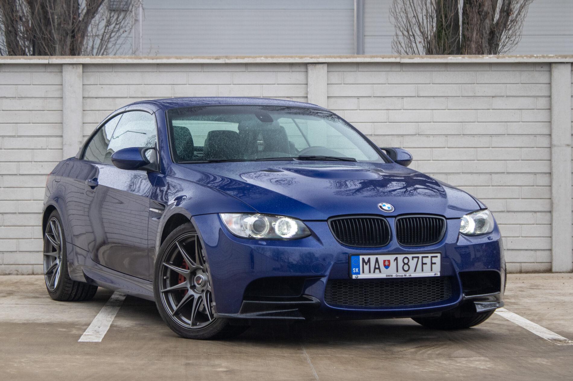 2010 BMW M3, modrá kupé, 152 846 km