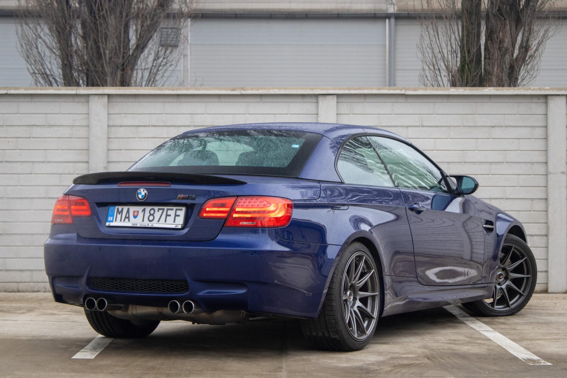2010 BMW M3, modrá kupé, 152 846 km