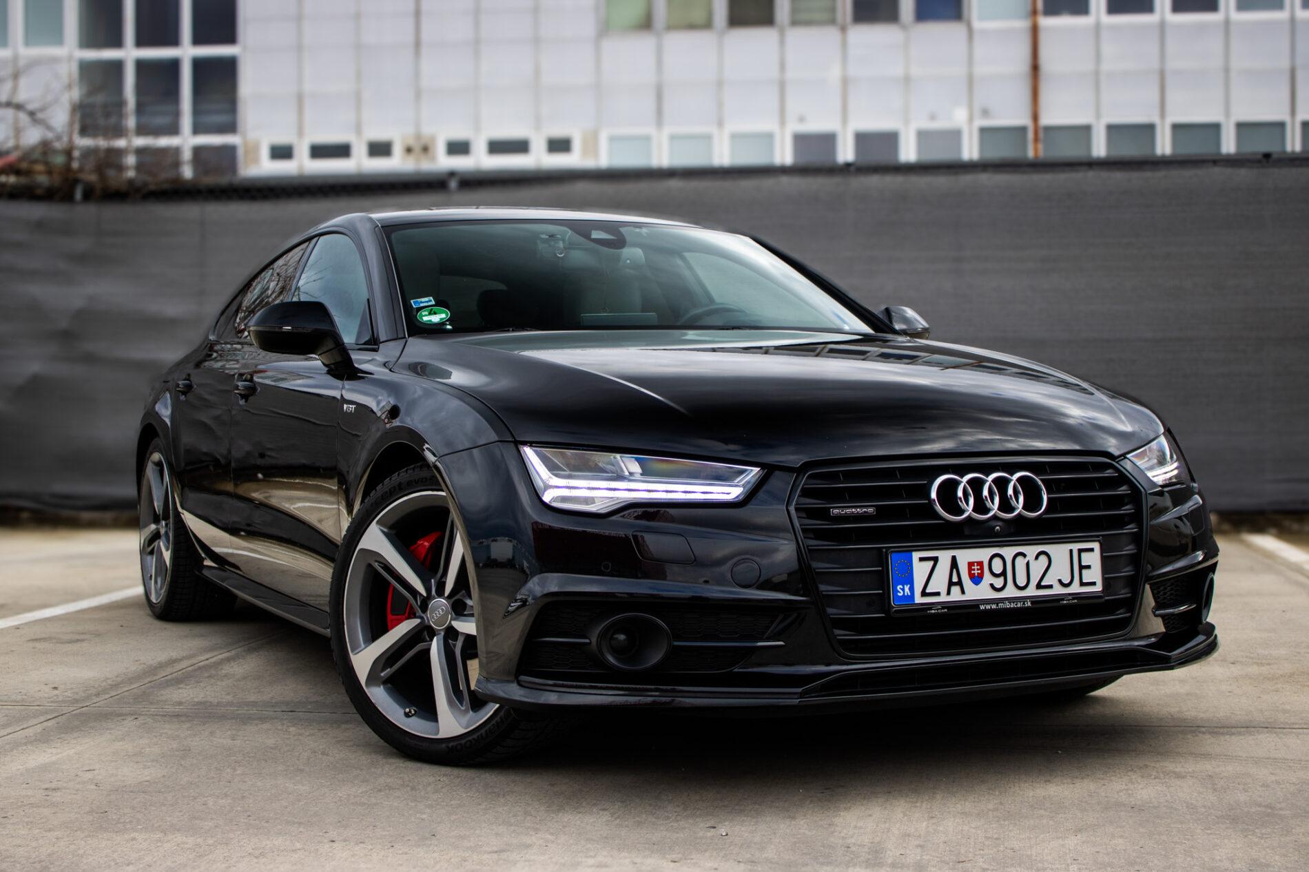 2017 AUDI A7, čierna hatchback, 95 370 km