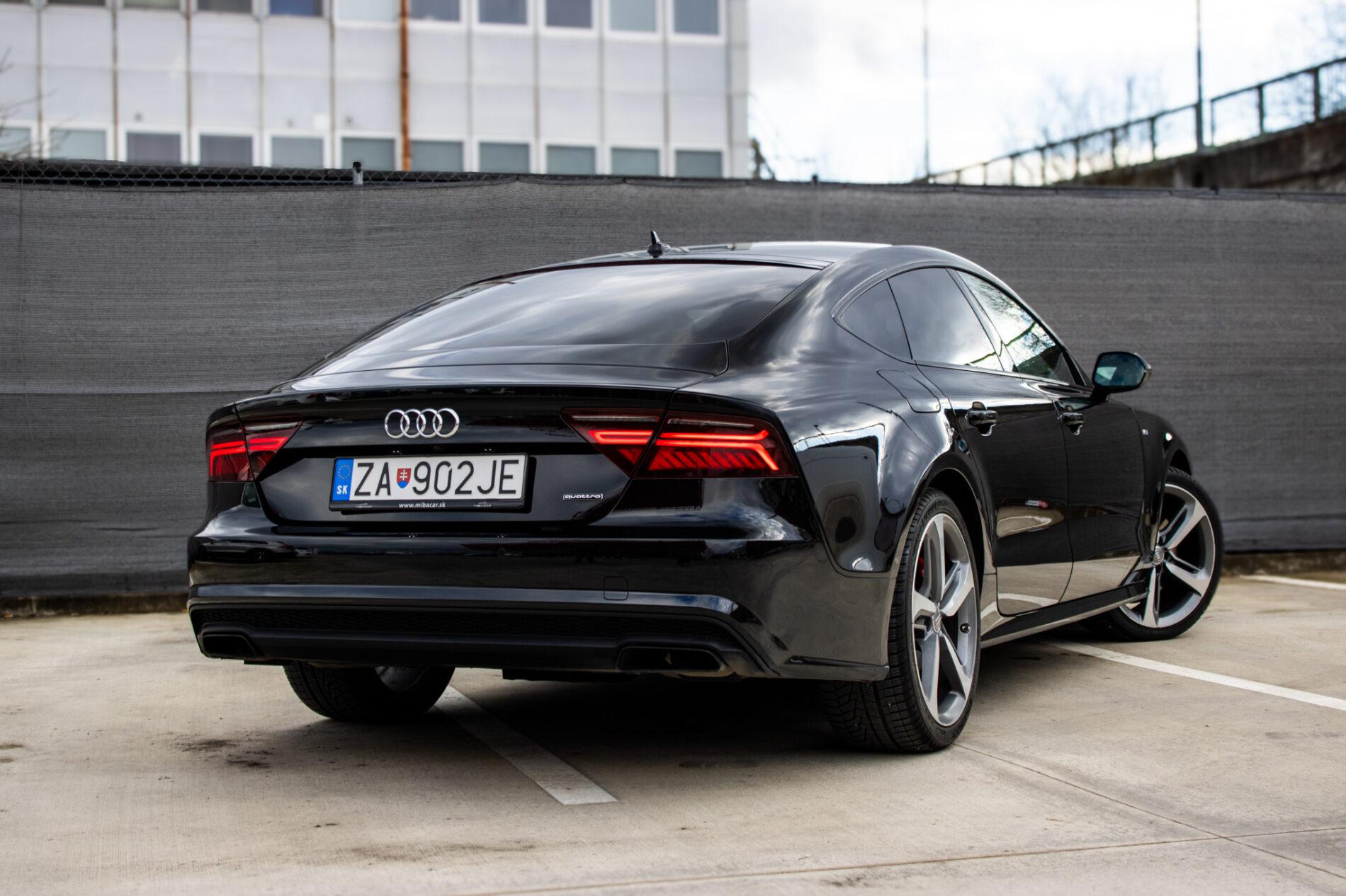 2017 AUDI A7, čierna hatchback, 95 370 km
