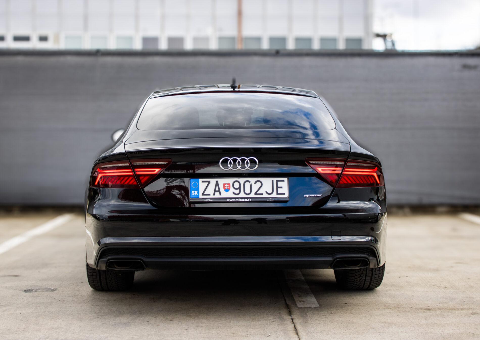 2017 AUDI A7, čierna hatchback, 95 370 km