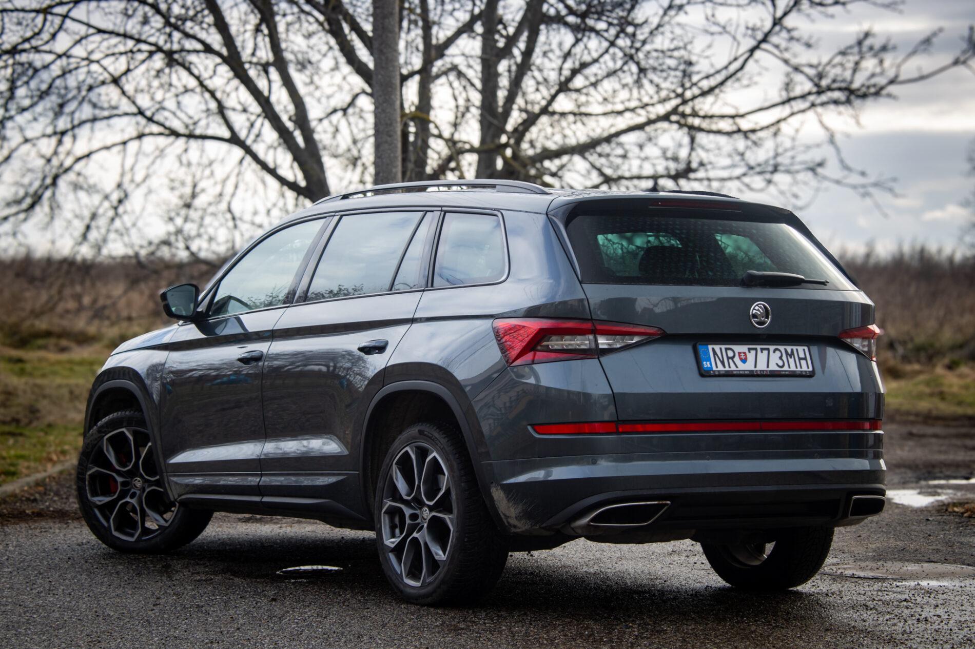 2019 Skoda Kodiaq RS, sivá suv, 156 069 km
