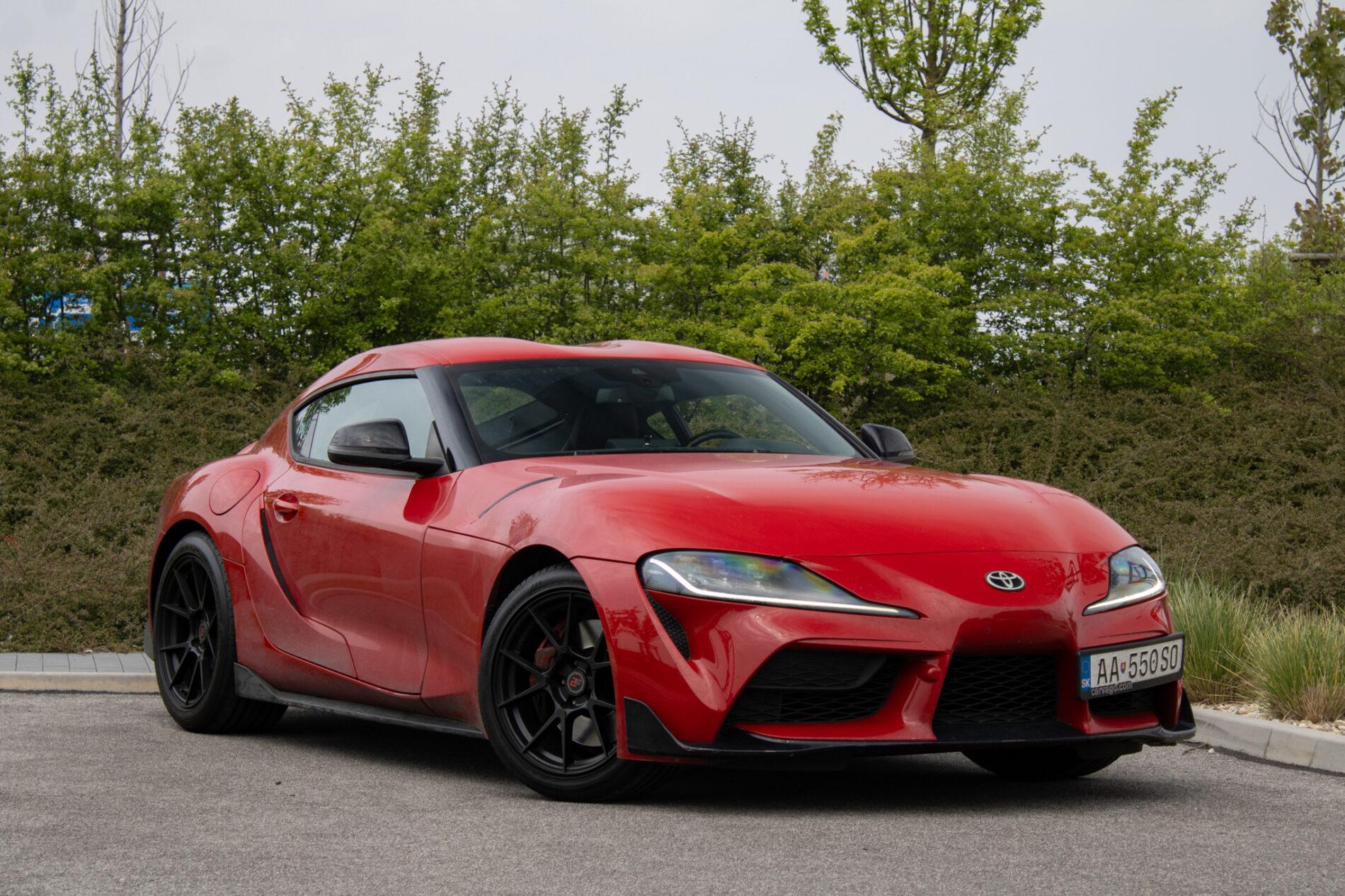 2021 Toyota GR Supra, červená kupé, 91 509 km