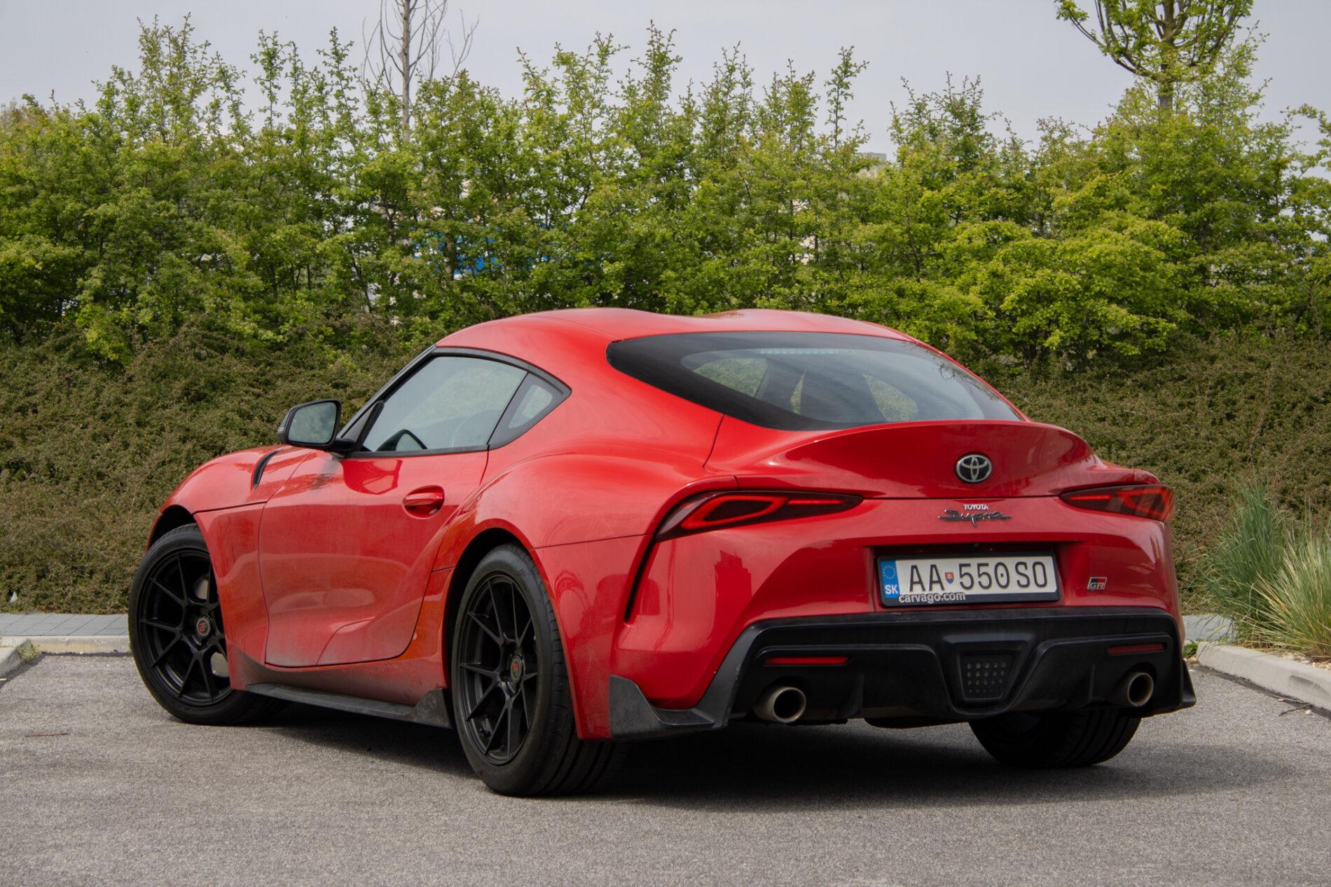 2021 Toyota GR Supra, červená kupé, 91 509 km