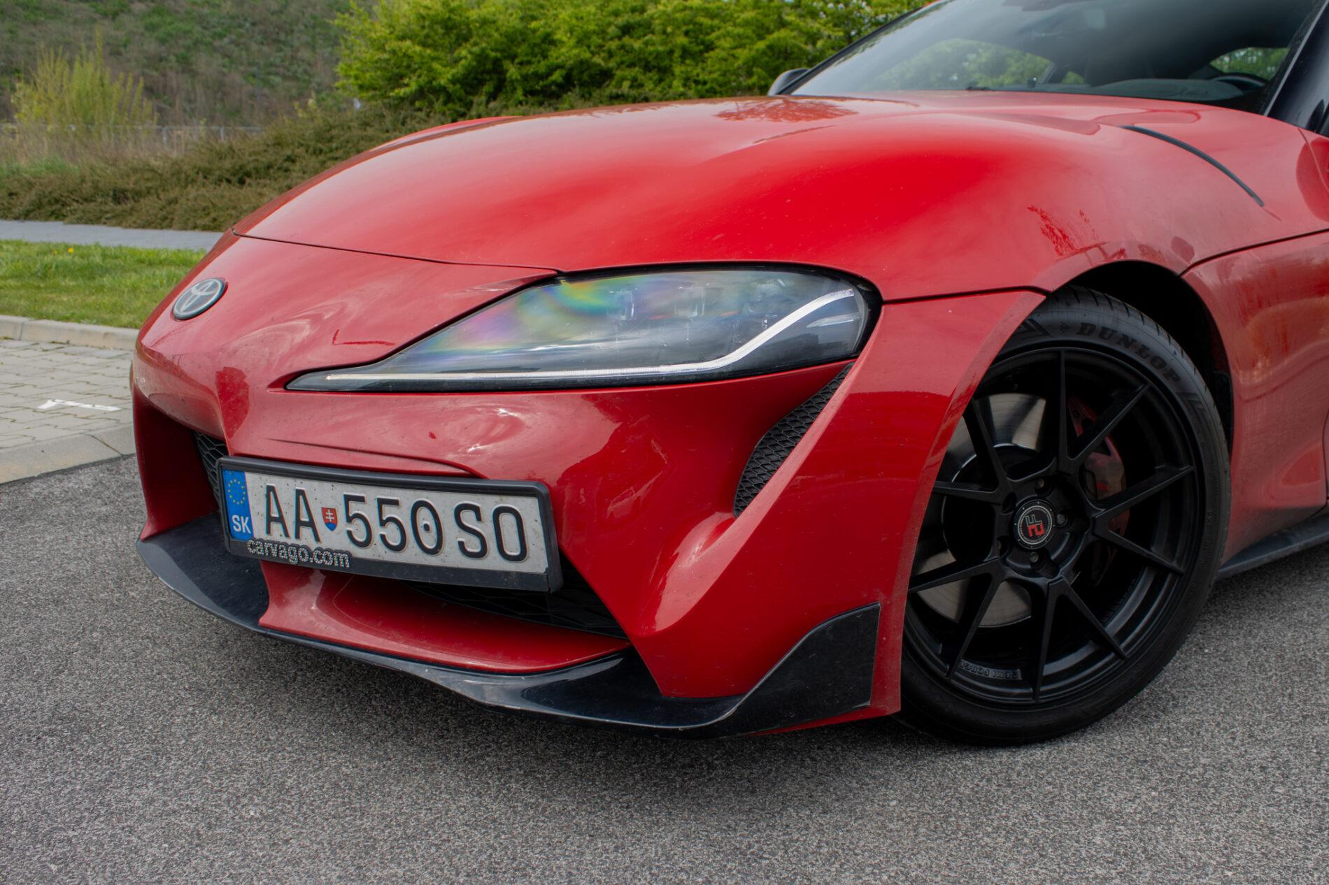 2021 Toyota GR Supra, červená kupé, 91 509 km