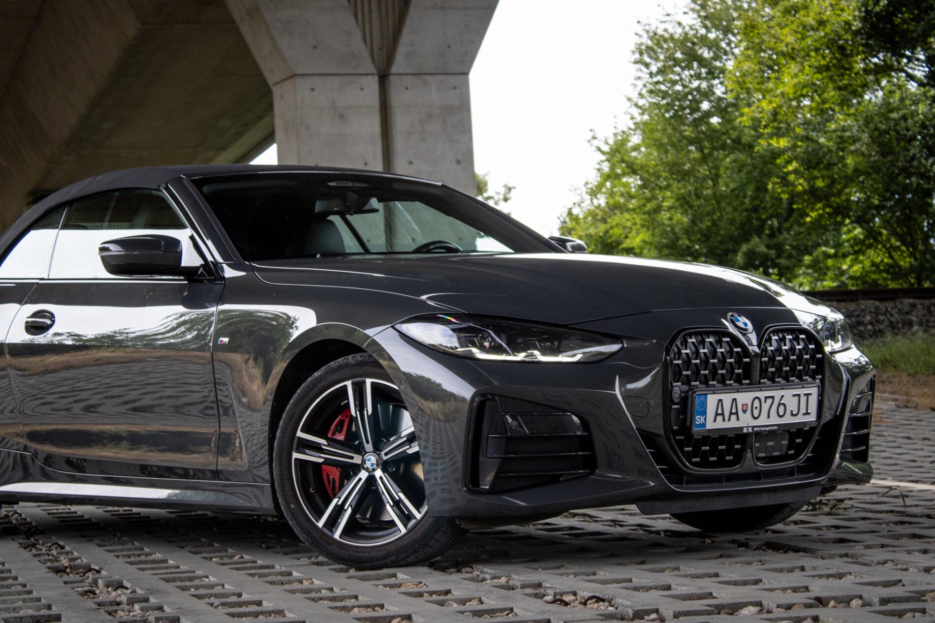 2023 BMW M440i, sivá kabriolet, 23 747 km