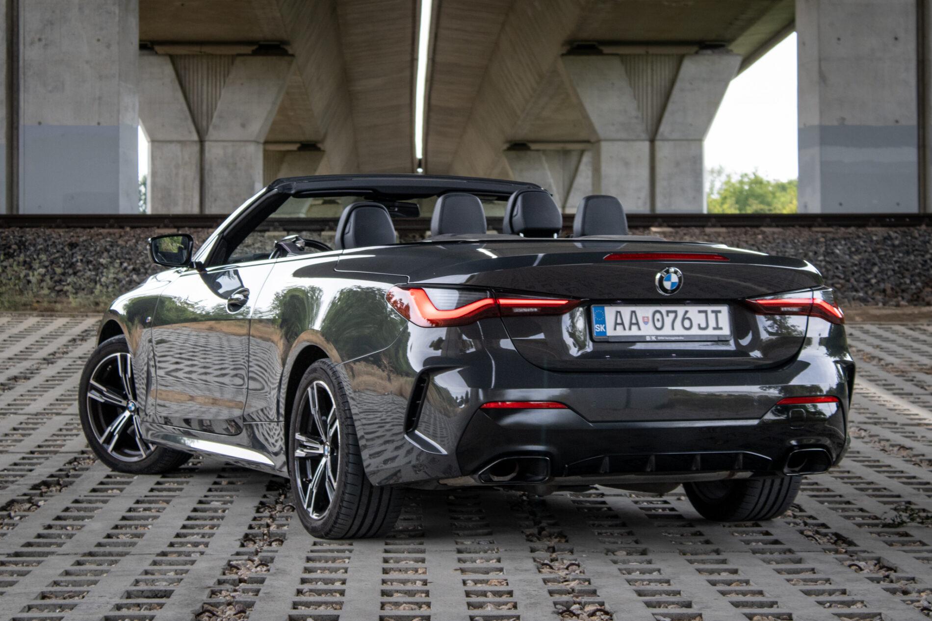 2023 BMW M440i, sivá kabriolet, 23 747 km