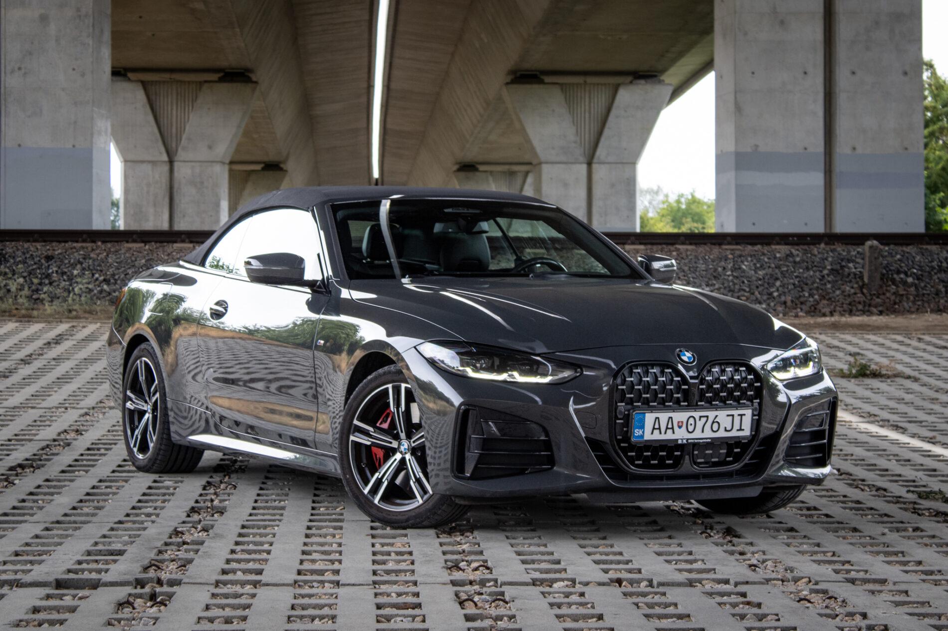 2023 BMW M440i, sivá kabriolet, 23 747 km
