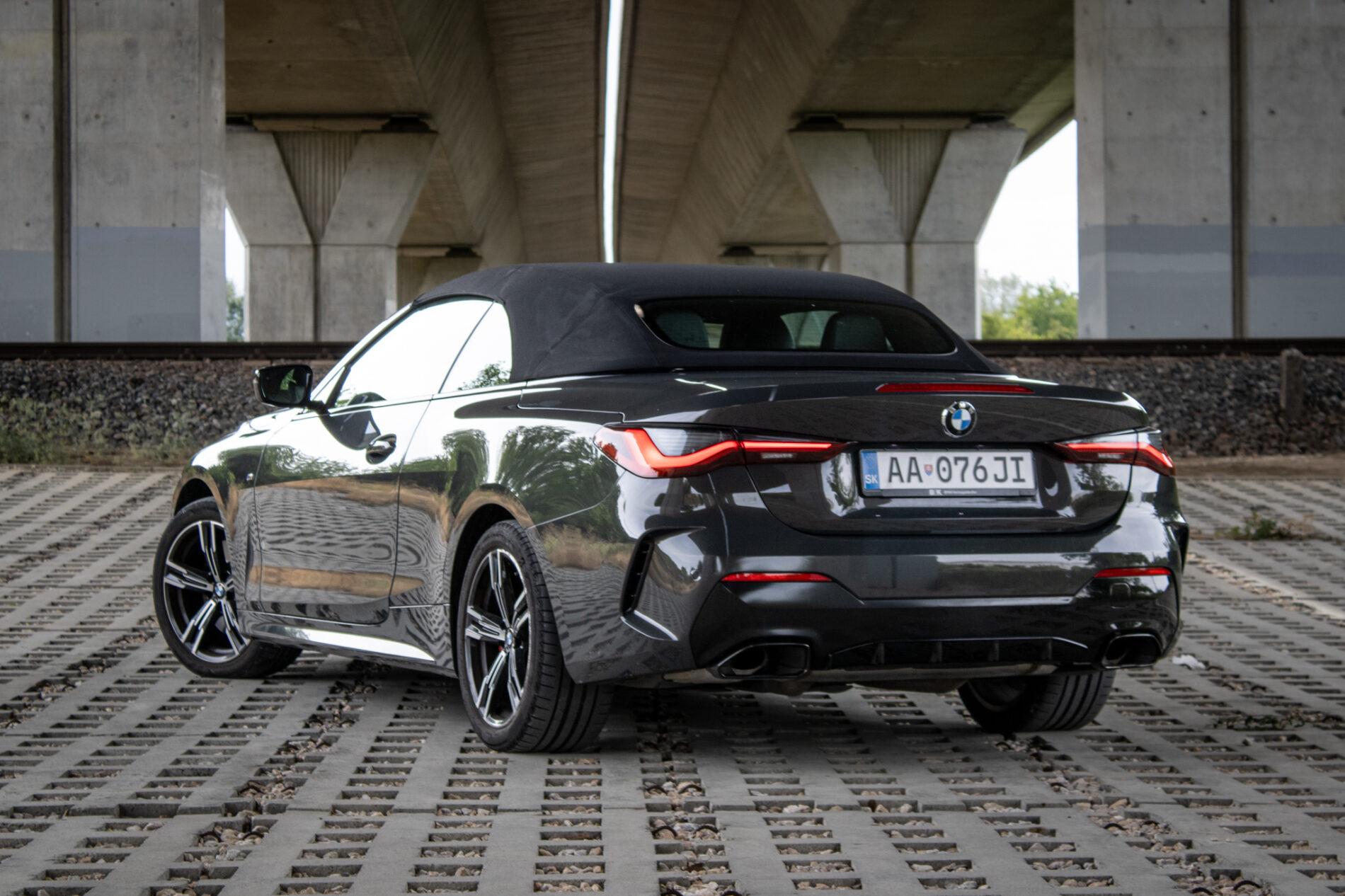 2023 BMW M440i, sivá kabriolet, 23 747 km