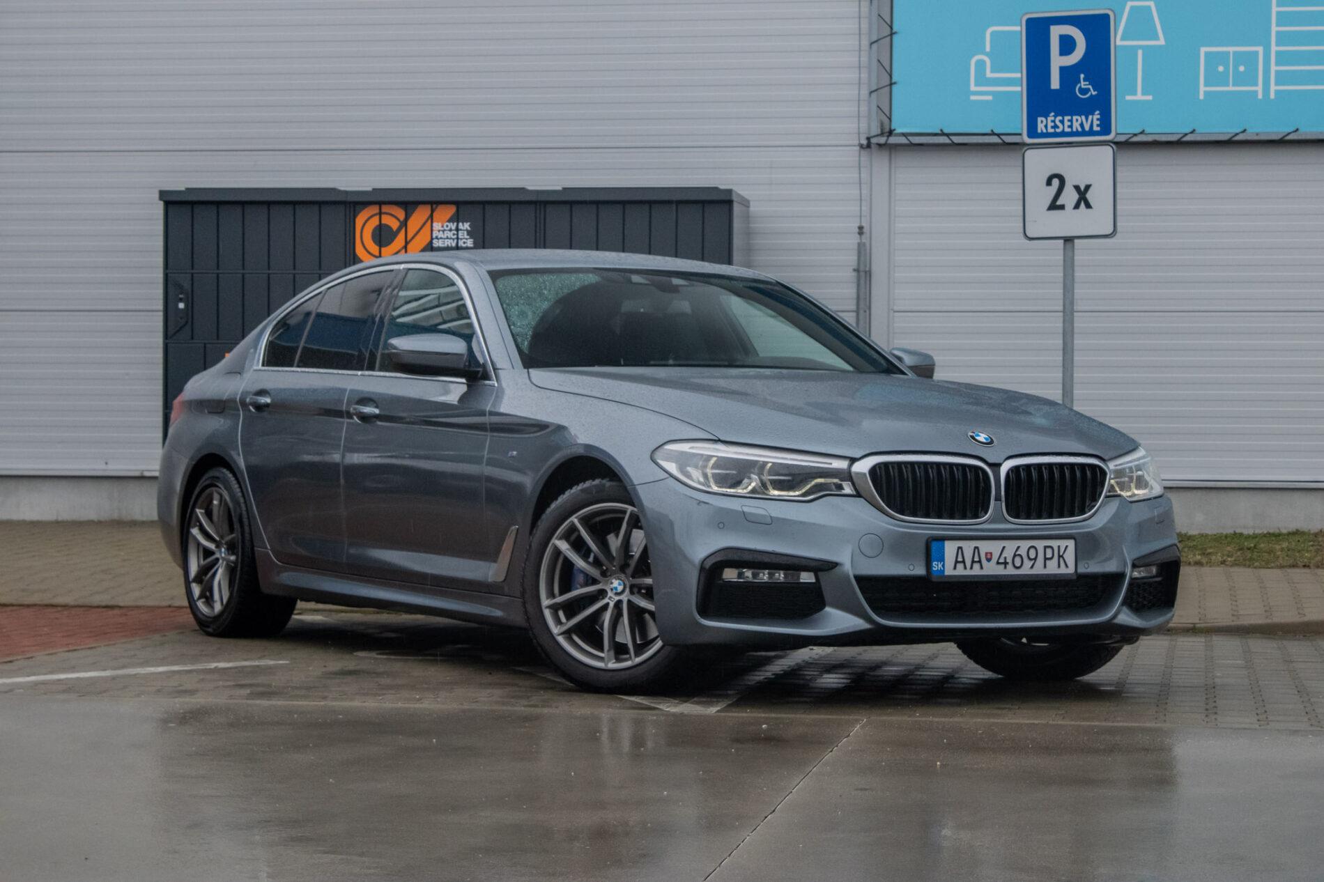 2017 BMW 530d, sivá sedan, 236 225 km
