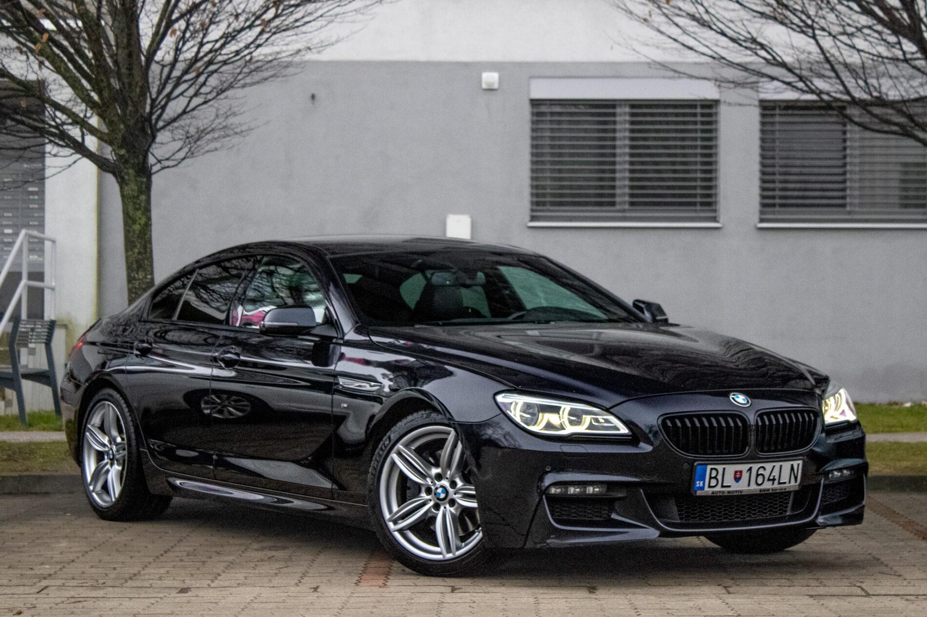 2015 BMW 640d, čierna, 252 488 km
