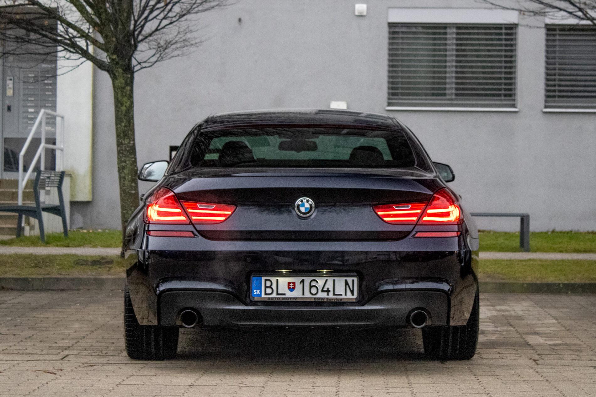 2015 BMW 640d, čierna, 252 488 km