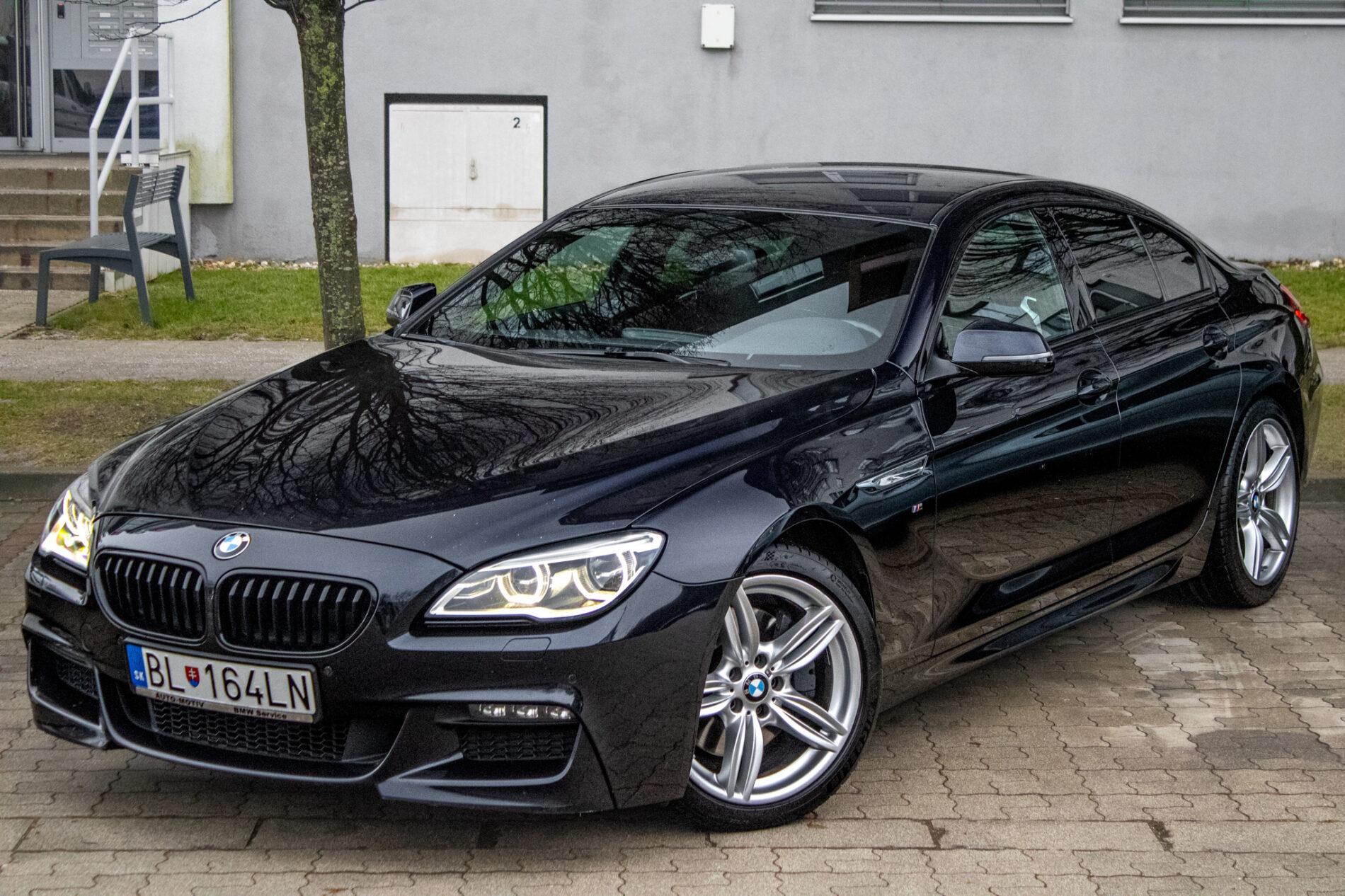 2015 BMW 640d, čierna, 252 488 km
