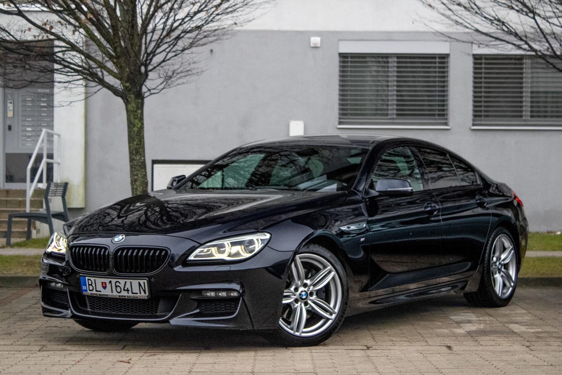2015 BMW 640d, čierna, 252 488 km