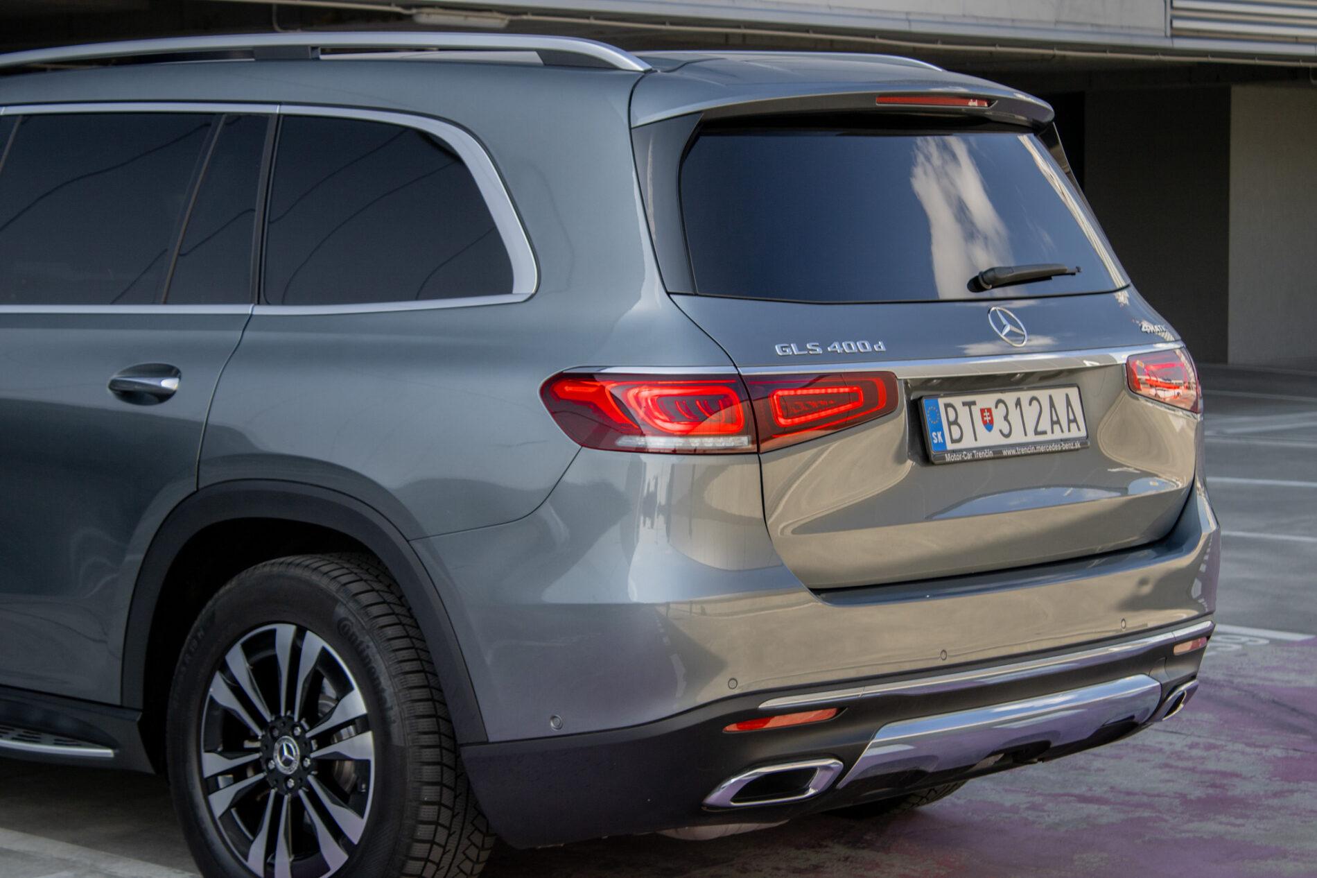 2020 Mercedes-Benz GLS 400d, sivá suv, 126 364 km