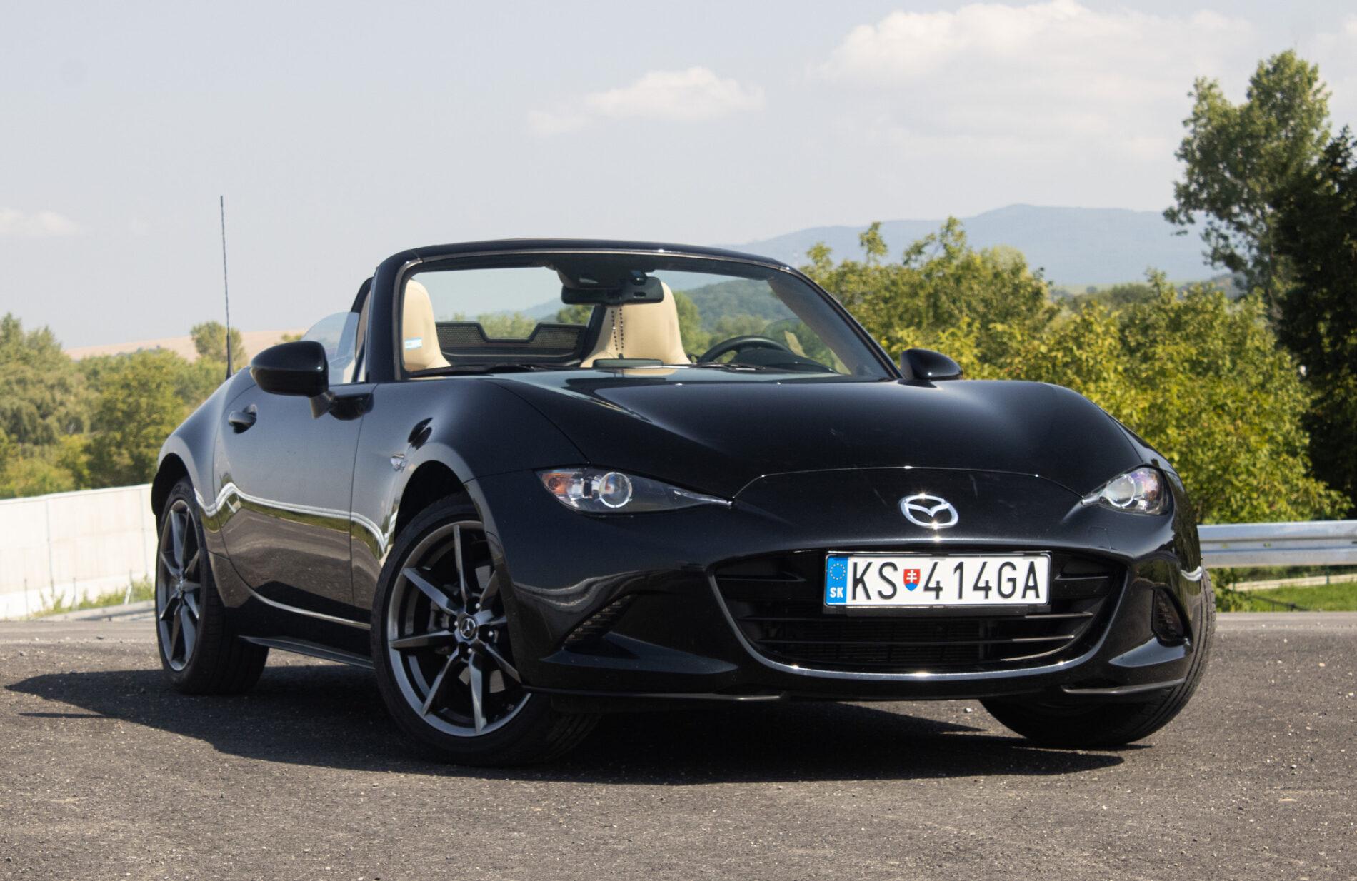 2018 Mazda MX-5 (ND), čierna kabriolet, 22 946 km