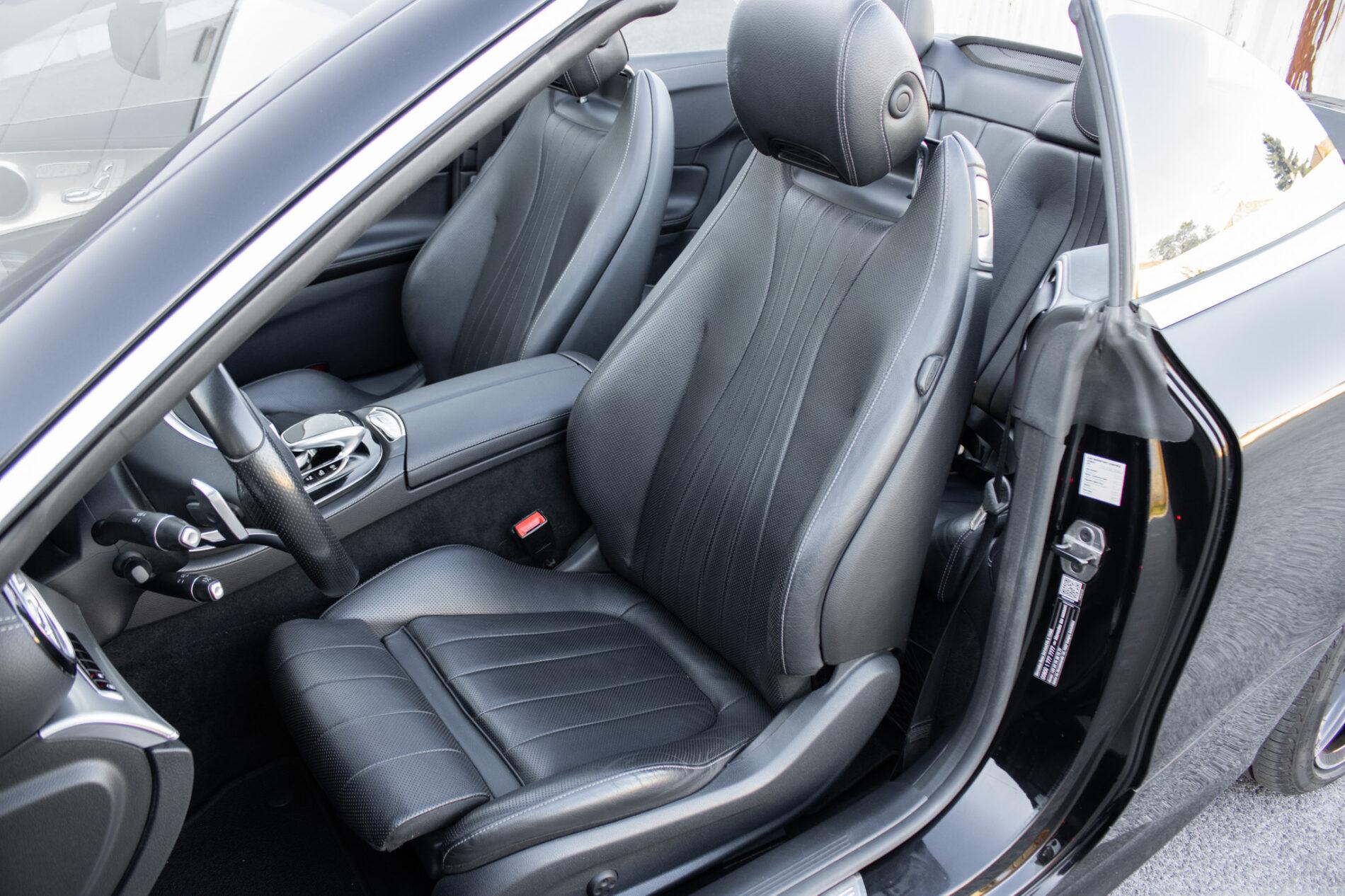 2018 Mercedes-Benz E 400, čierna kabriolet, 73 600 km