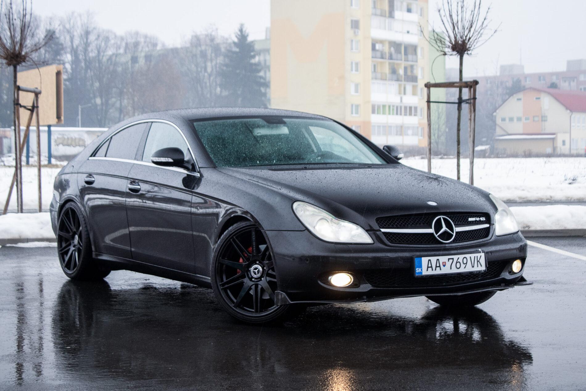 2005 Mercedes-Benz CLS 350, čierna sedan, 190 126 km