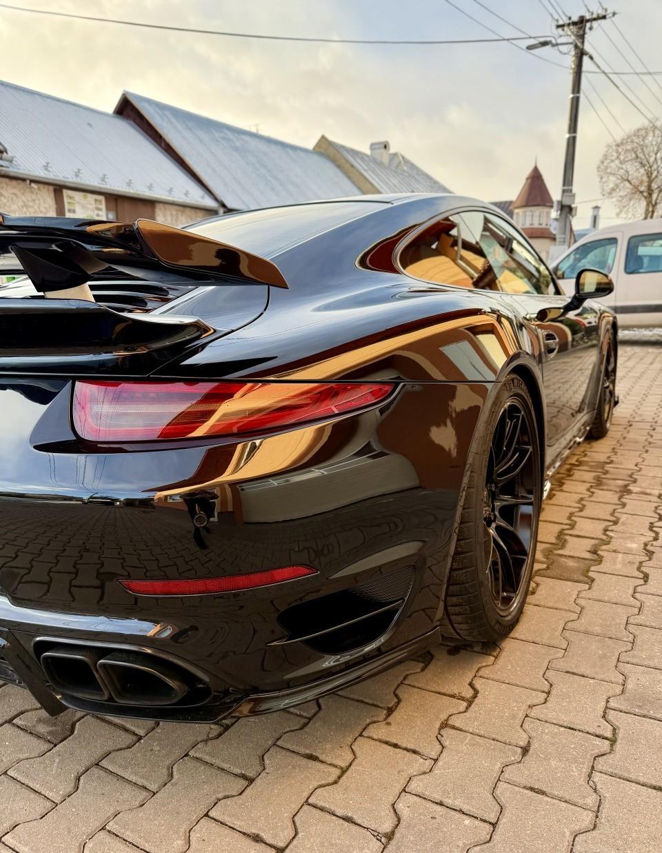 2014 Porsche 991 Turbo TechArt, čierna kupé, 78 955 km
