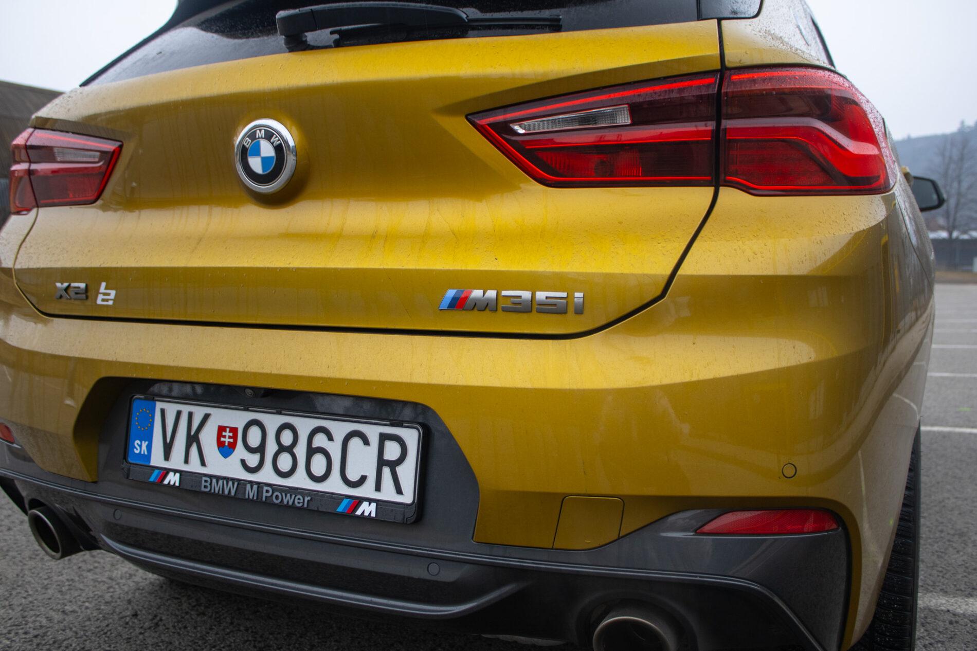 2019 BMW X2 M35i, žltá suv, 50 639 km