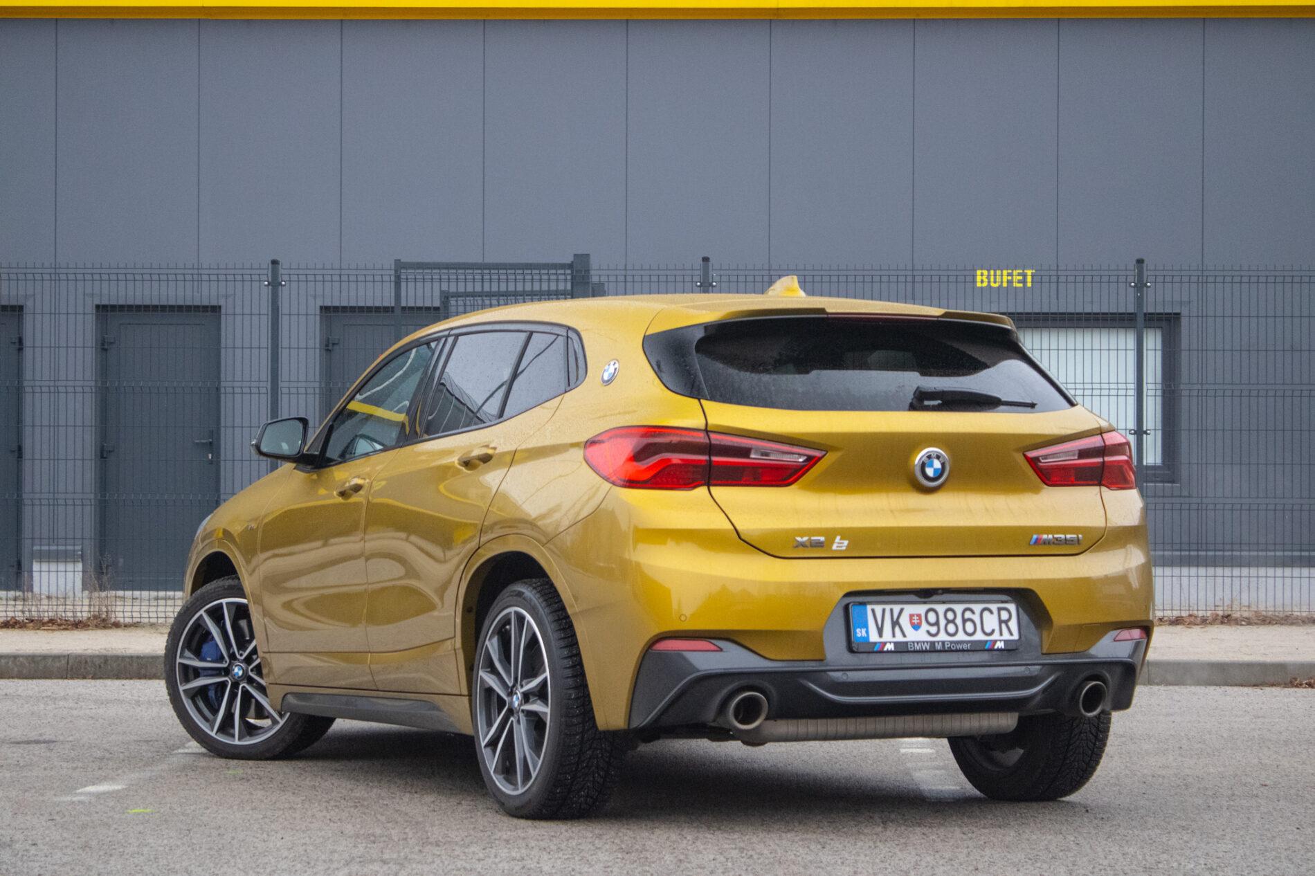 2019 BMW X2 M35i, žltá suv, 50 639 km