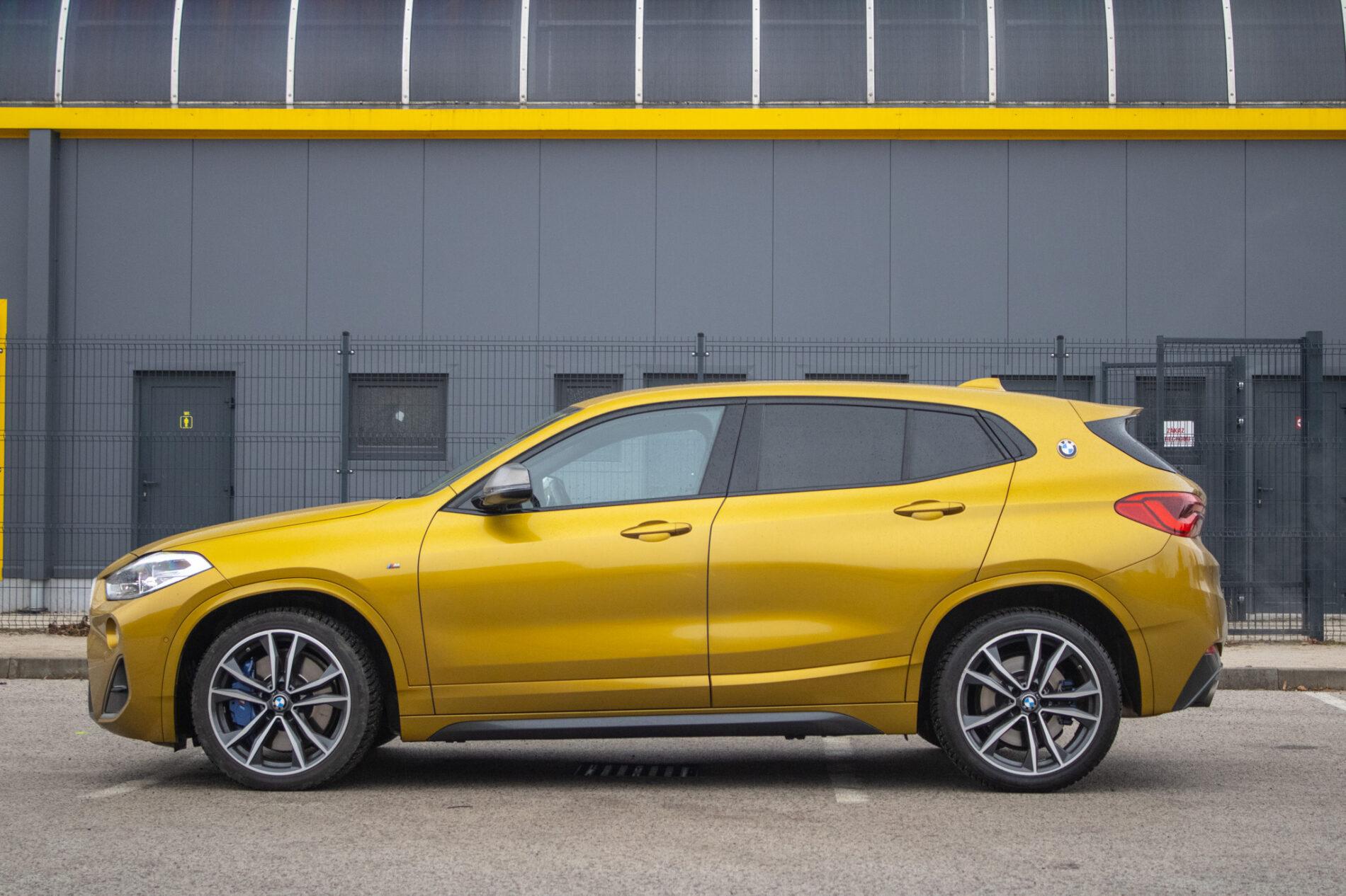 2019 BMW X2 M35i, žltá suv, 50 639 km