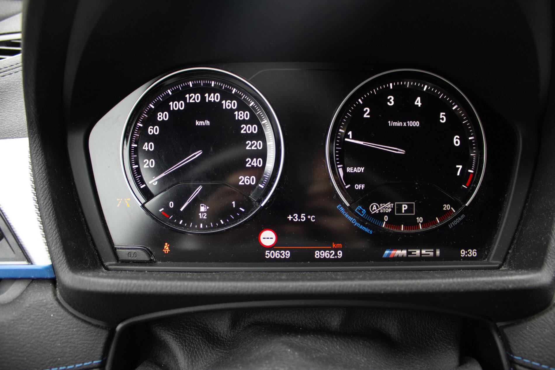 2019 BMW X2 M35i, žltá suv, 50 639 km